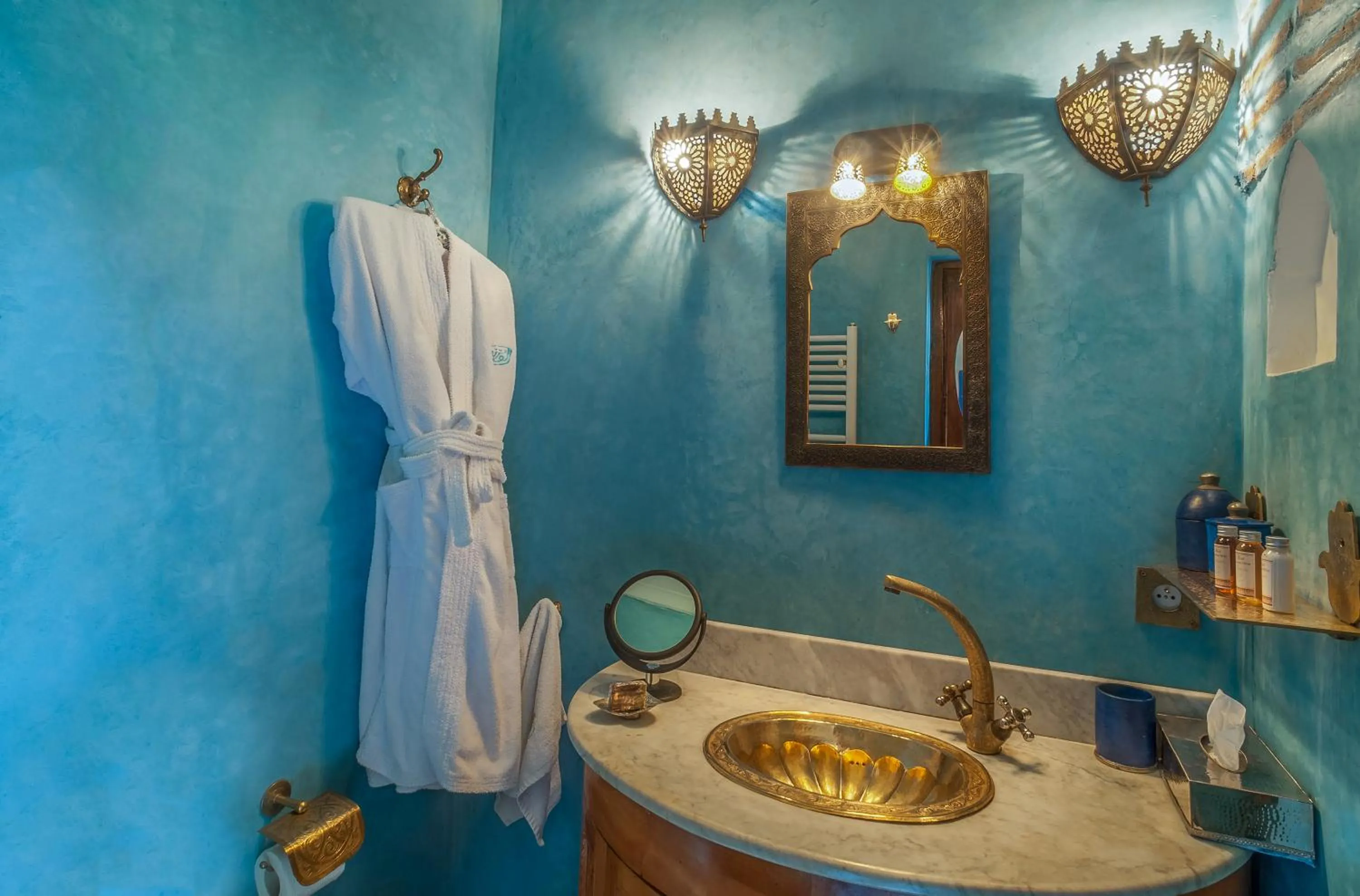 Bathroom in Riad & Spa Laurence Olivier