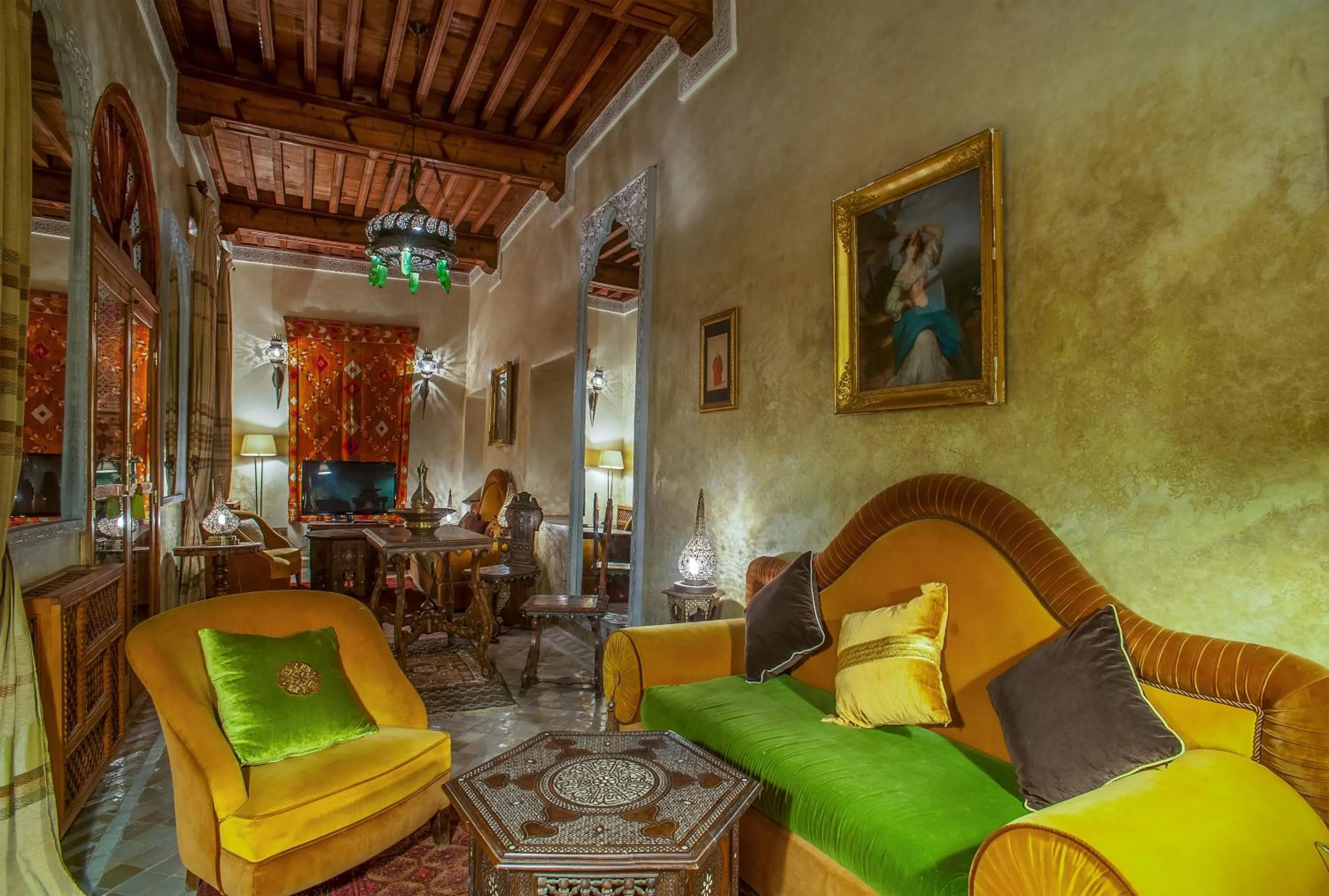 Lounge or bar in Riad & Spa Laurence Olivier