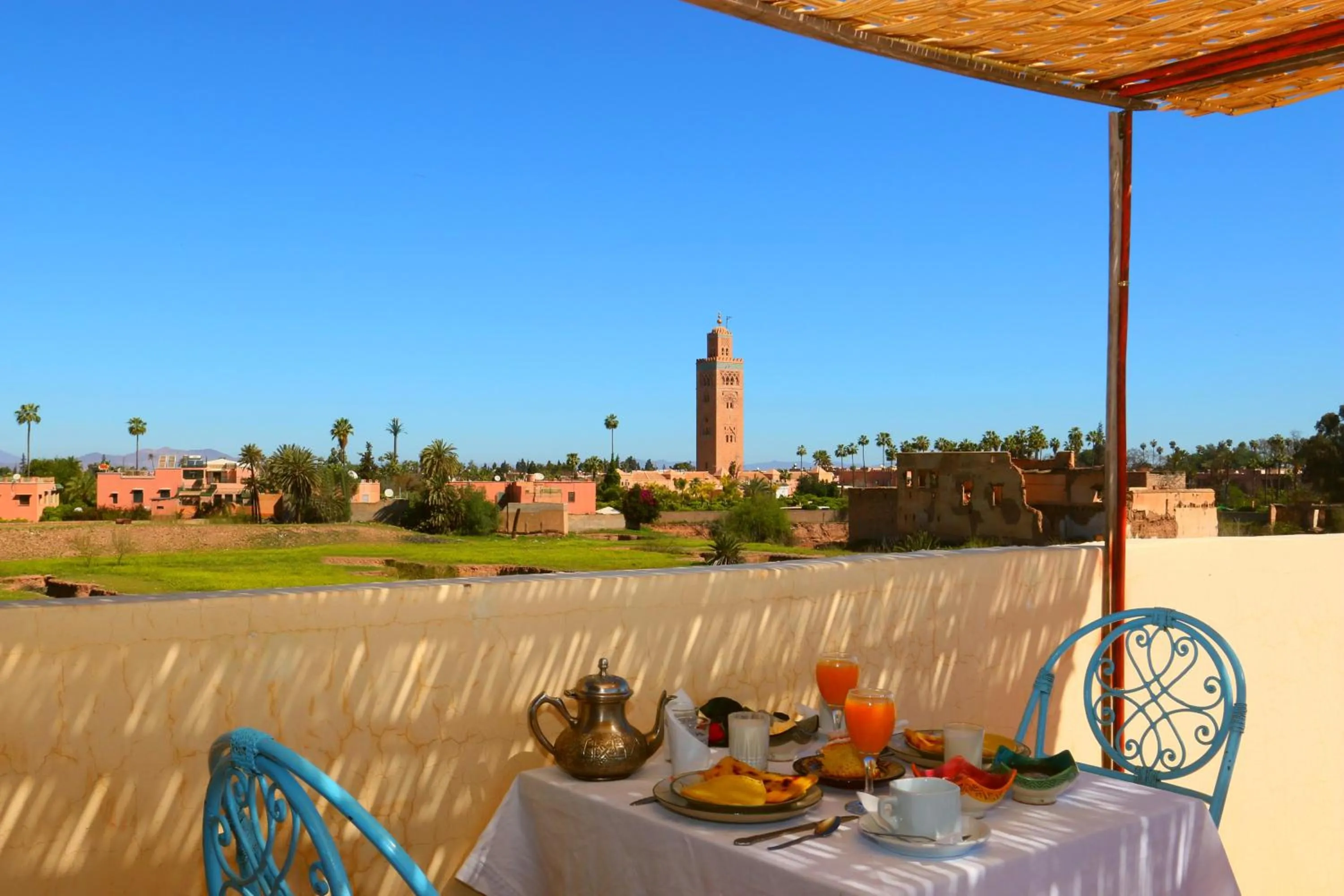 Balcony/Terrace in Riad Sidi Mimoune & Spa