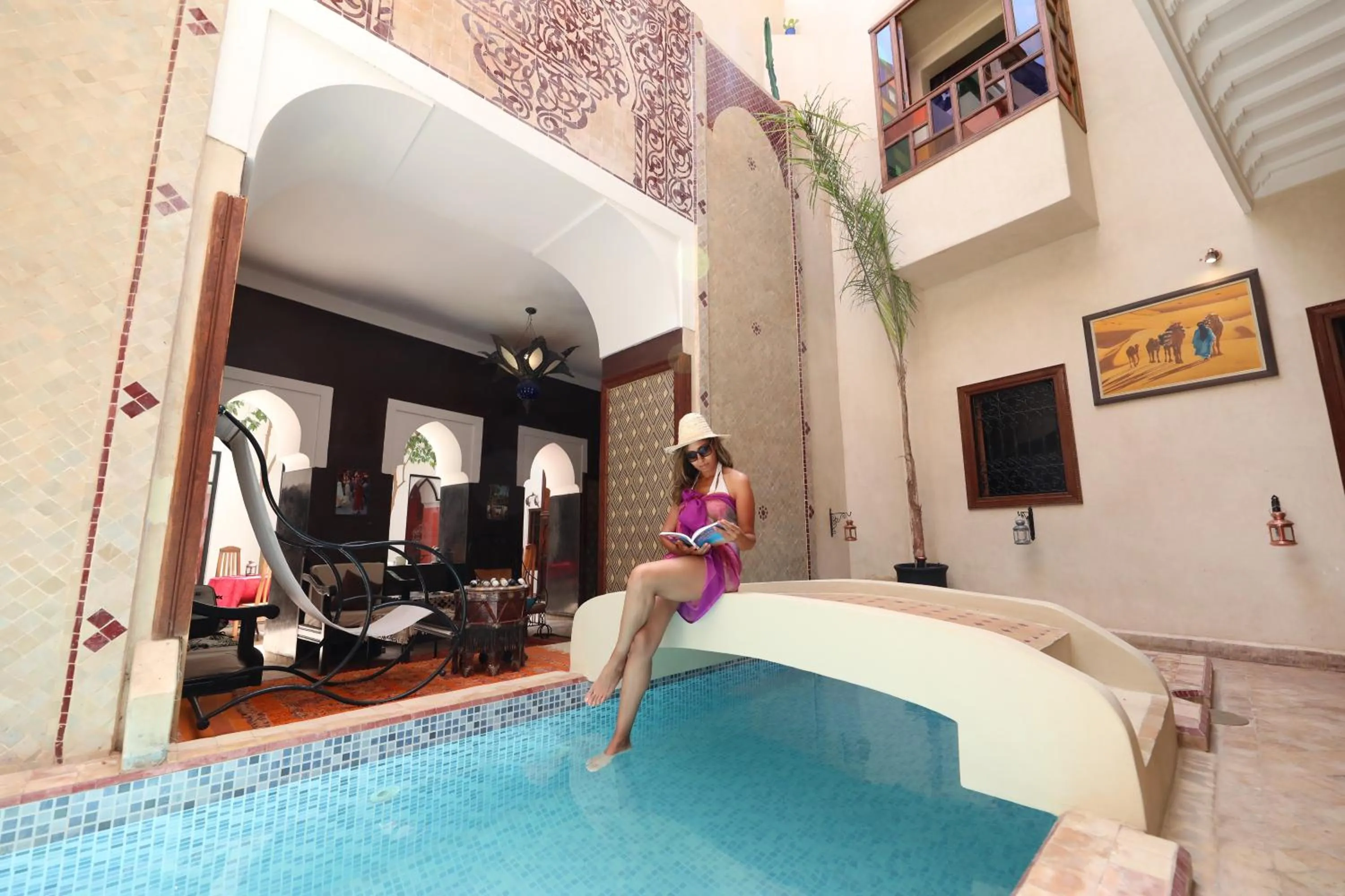 Swimming pool in Riad Sidi Mimoune & Spa
