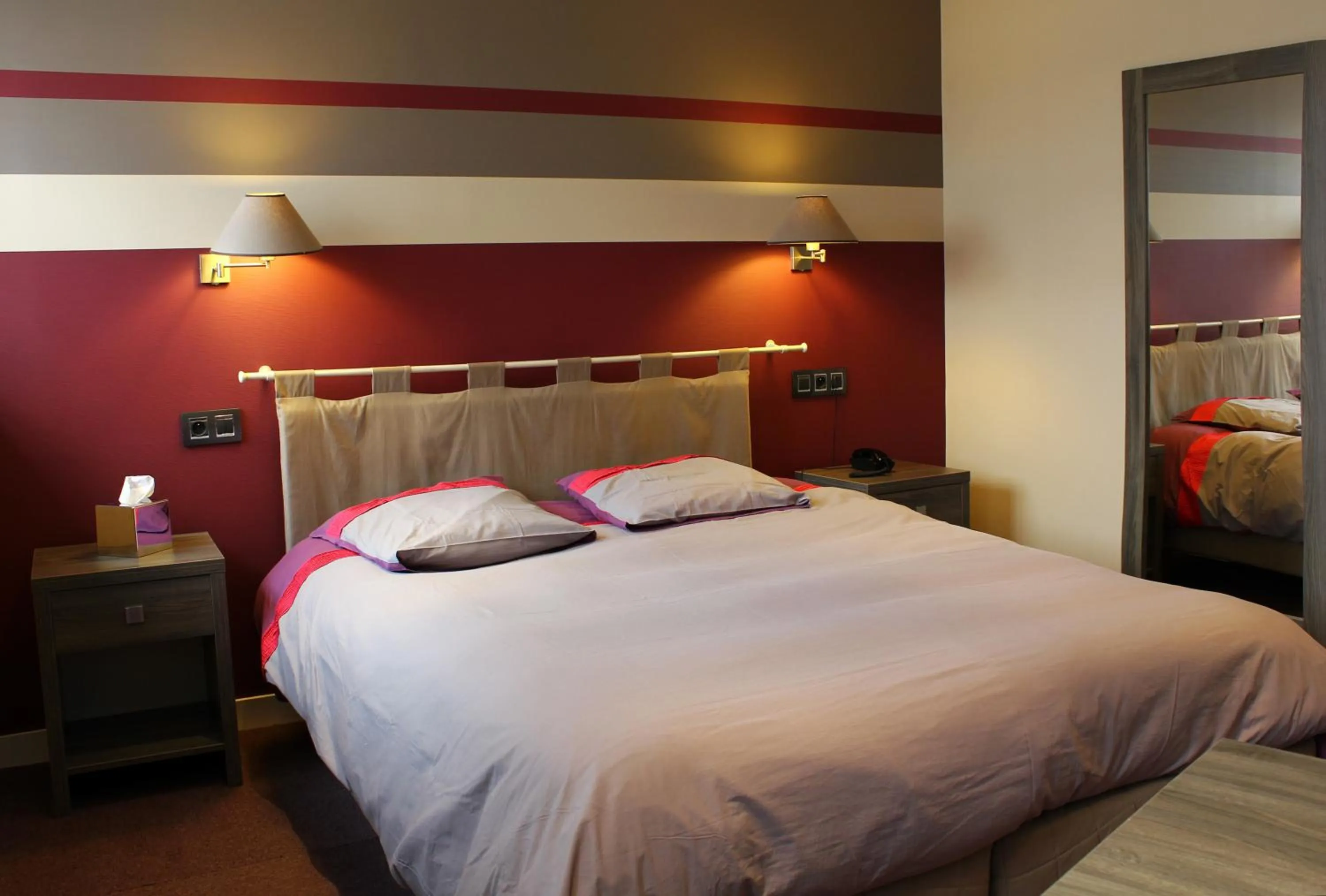 Bed in Hostellerie De La Mer