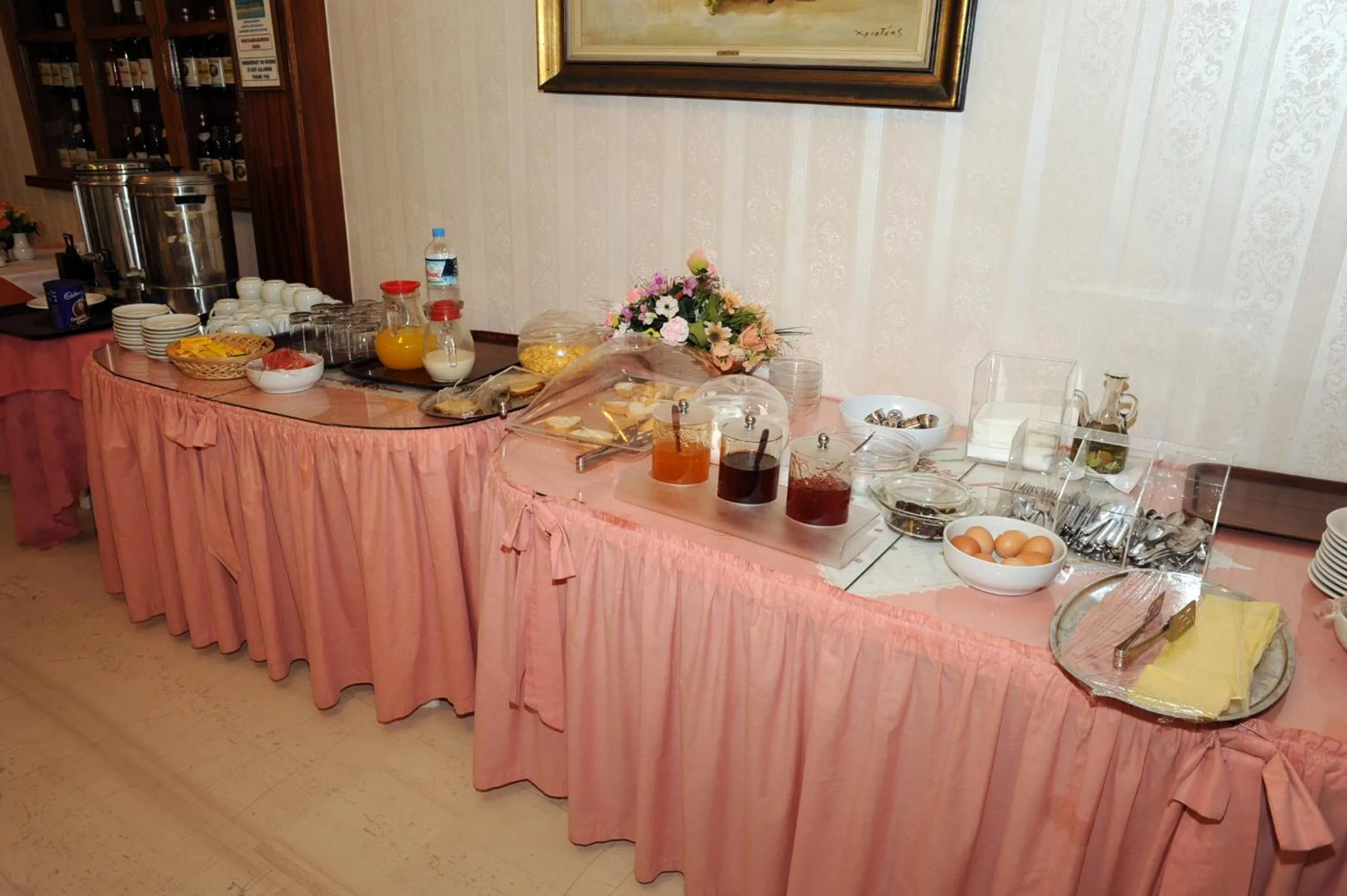 Buffet breakfast in Argassi Beach Hotel