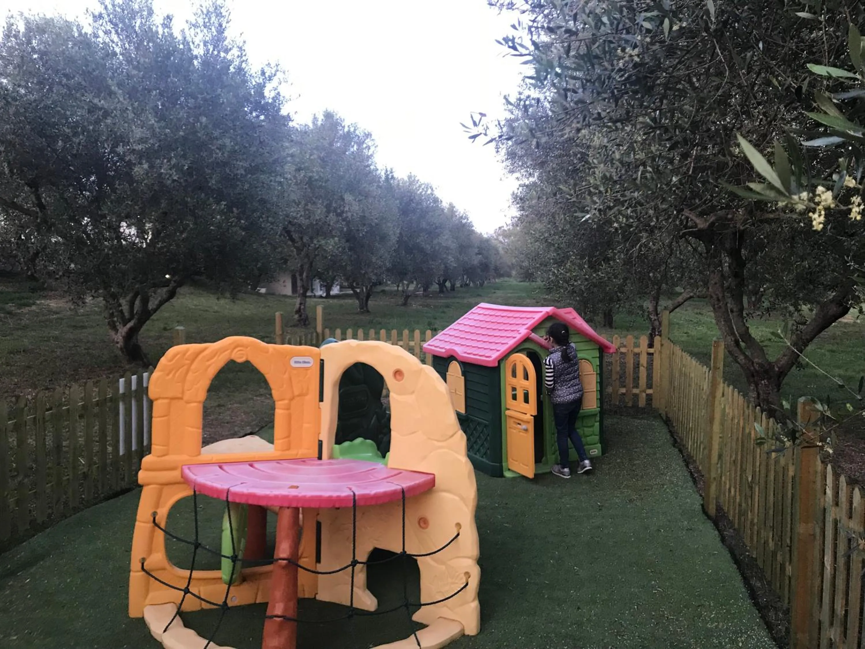 Children play ground in Vardis Olive Garden