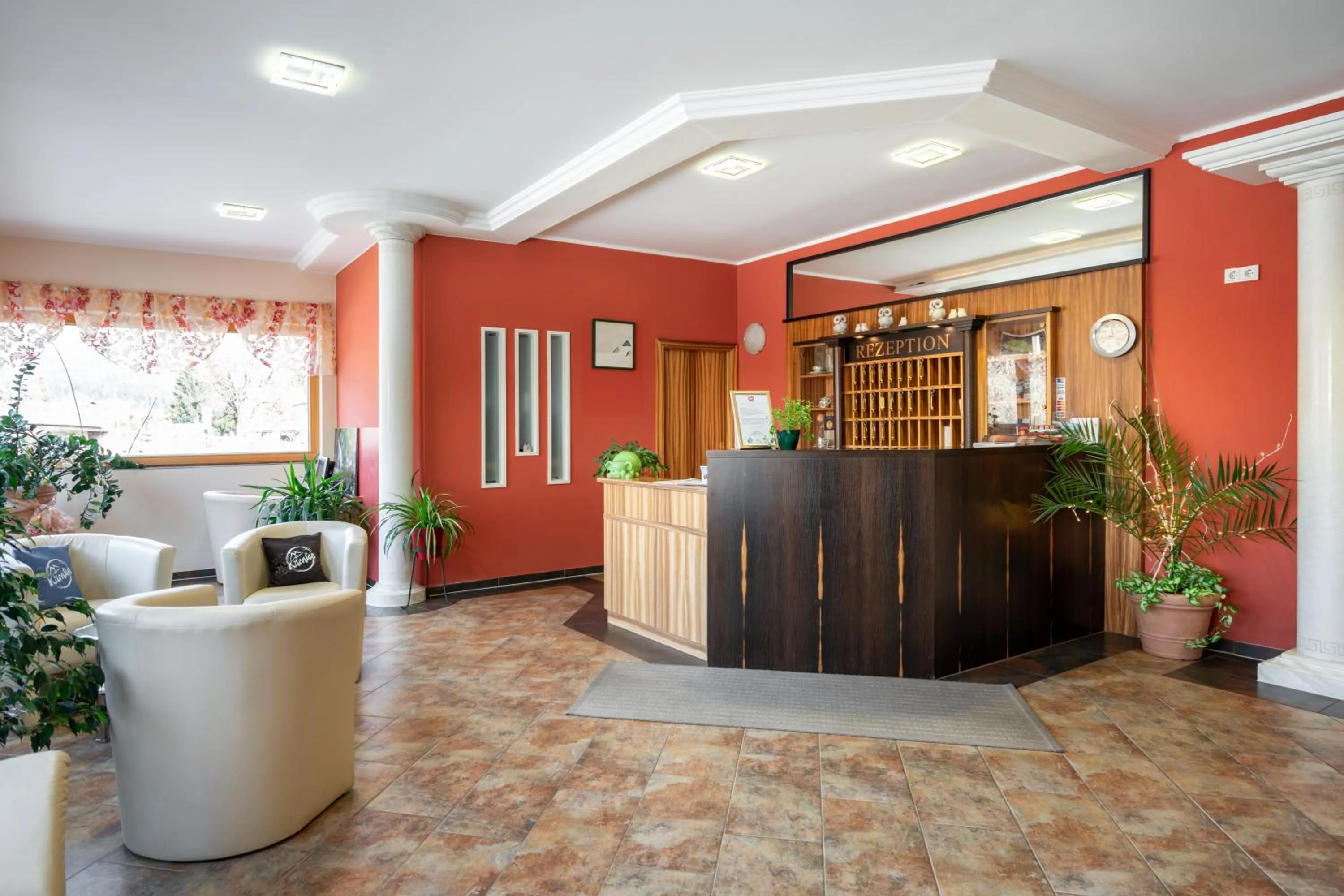 Lobby or reception in Hotel Erlenhof