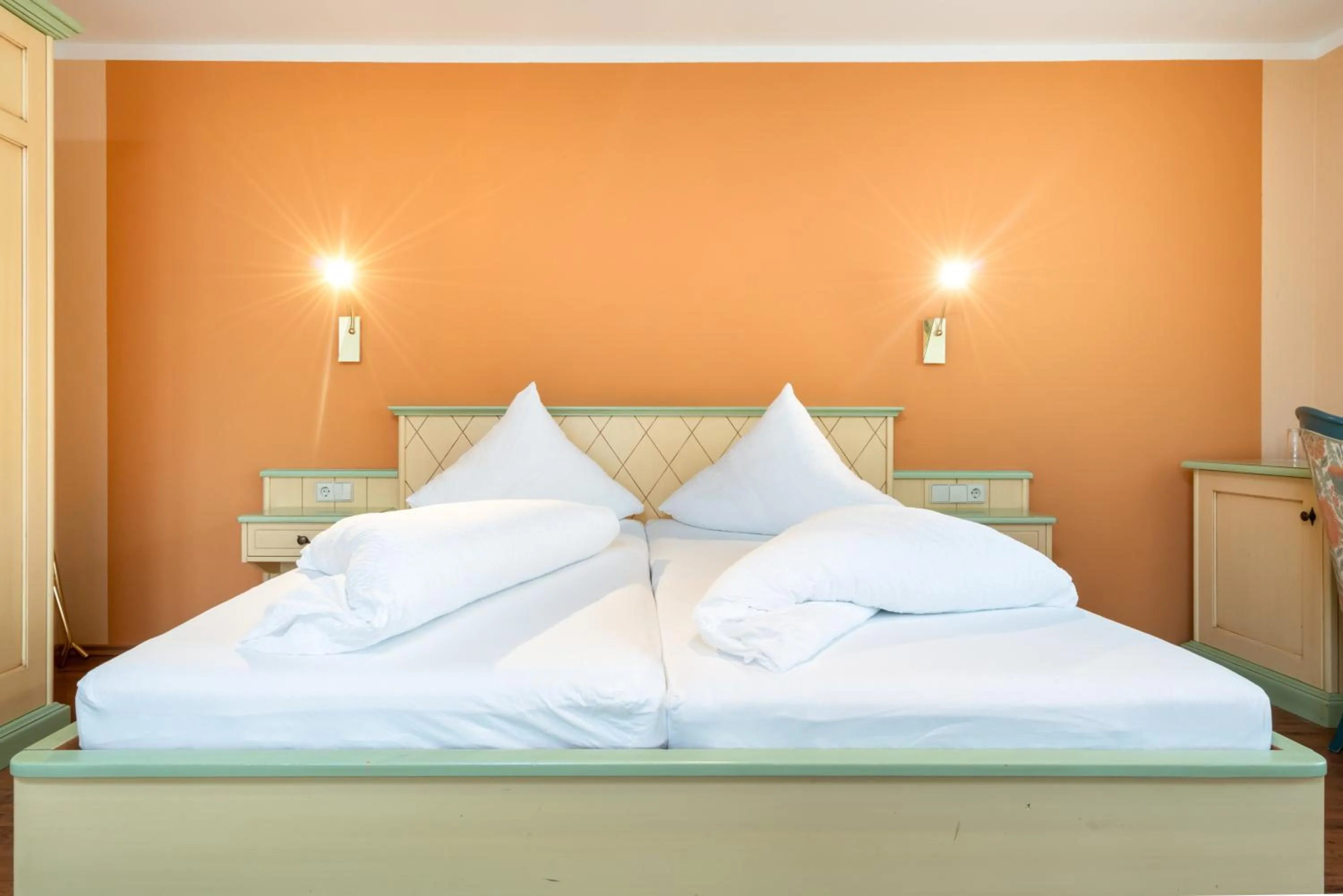 Bed in Hotel Erlenhof