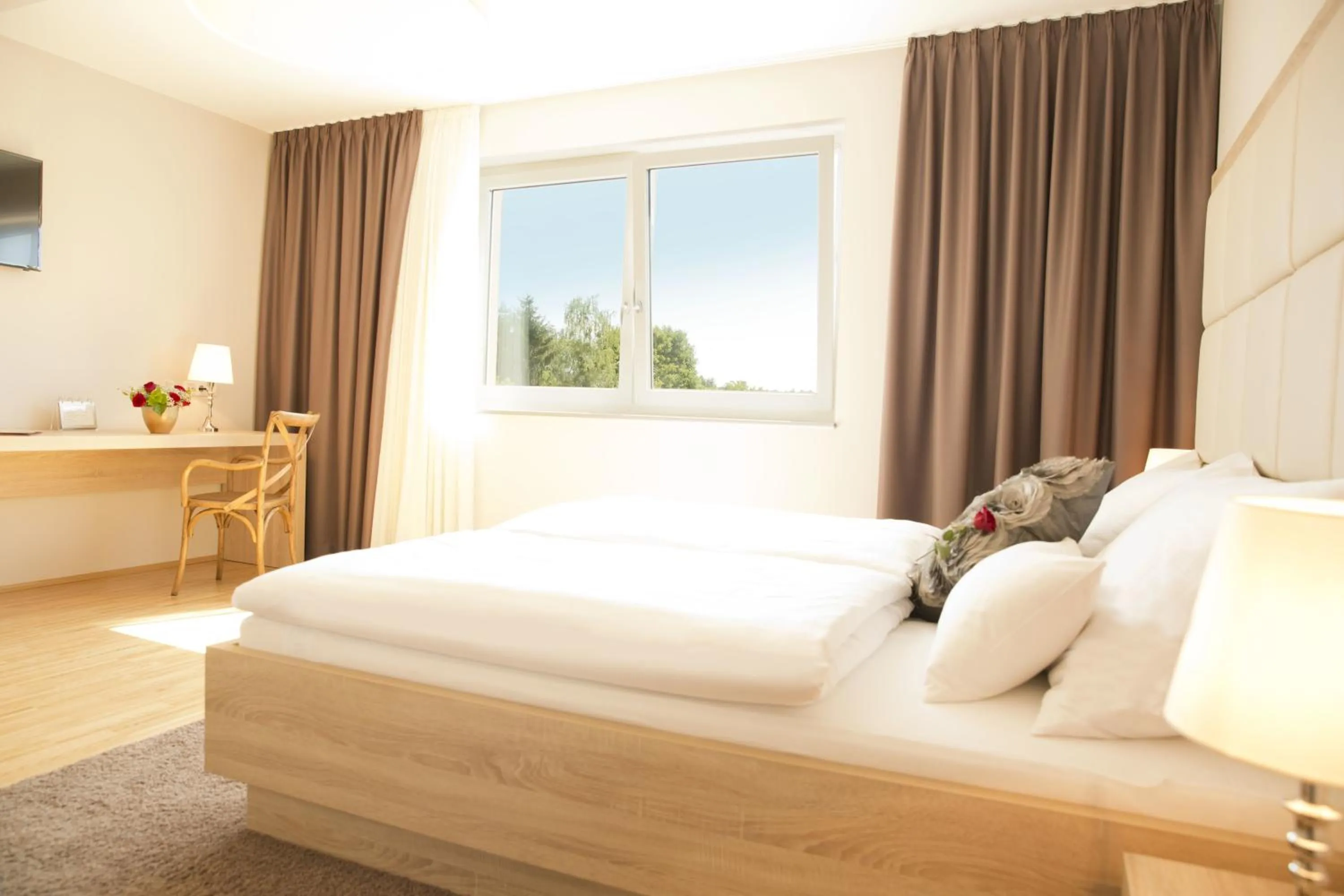 Bed in Pfeiler's Bürgerstüberl - Hotel