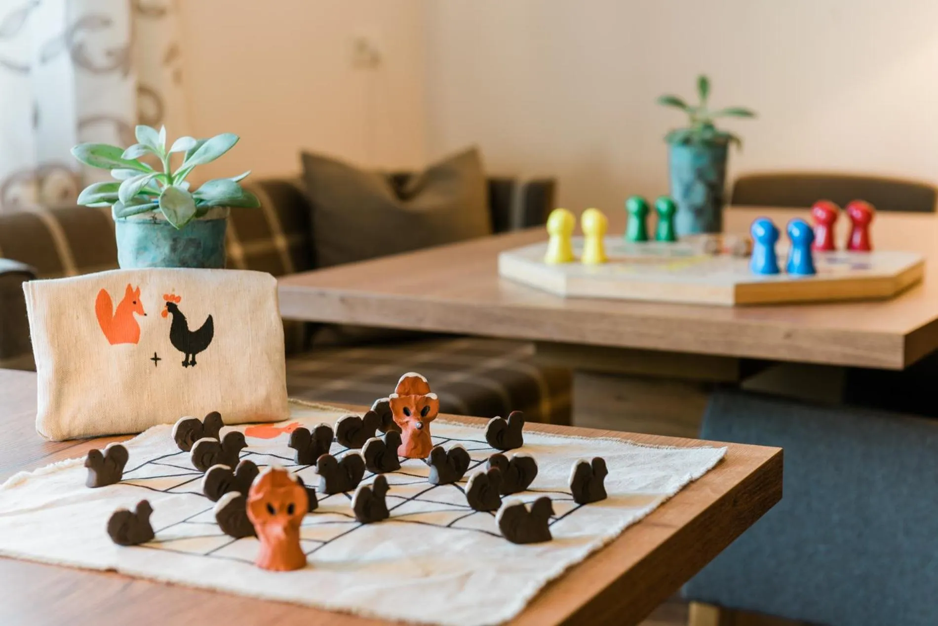 Communal lounge/ TV room in Landhaus Steiner