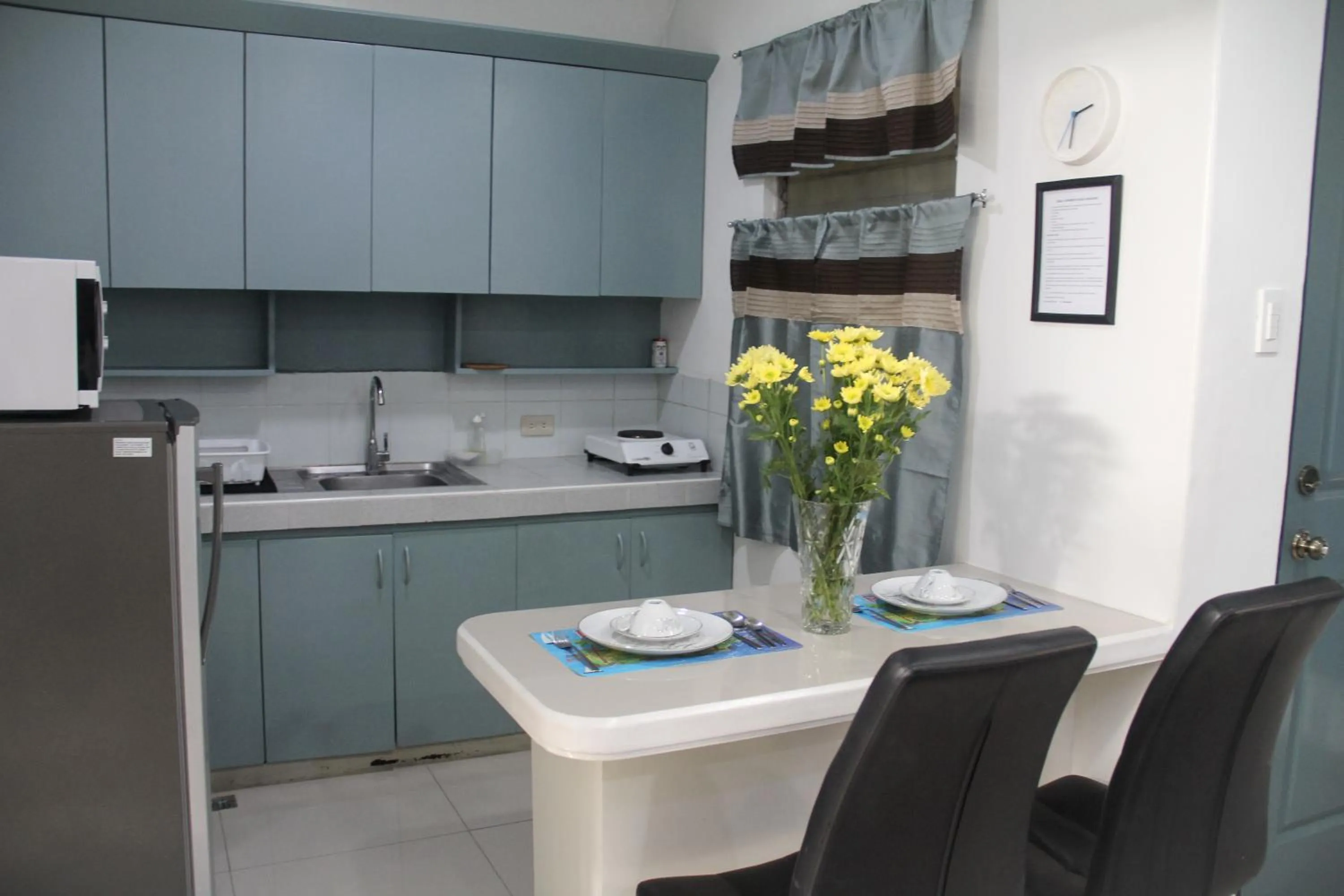 Kitchen or kitchenette in Abela Apartments