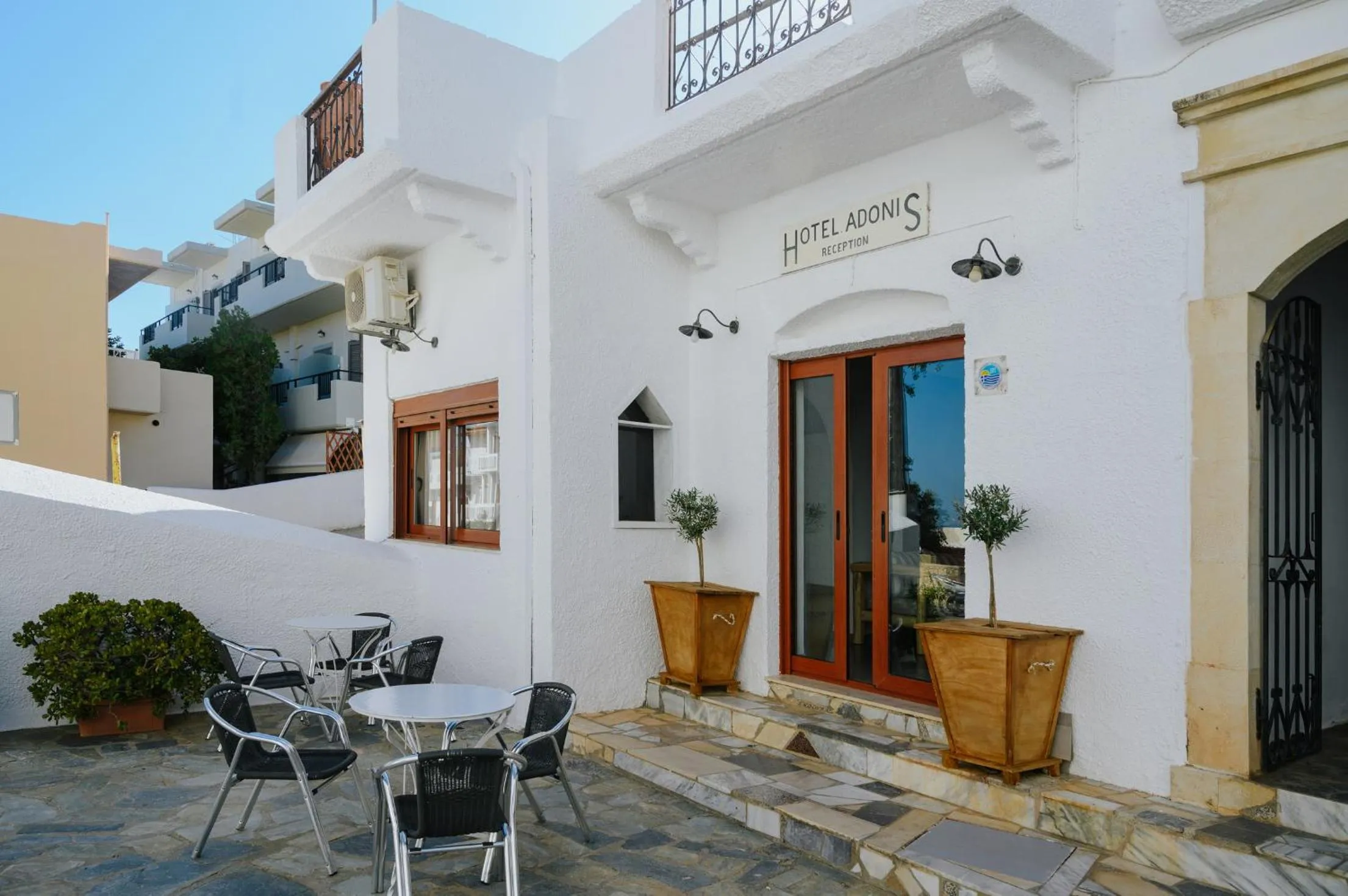 Facade/entrance in Adonis Hotel