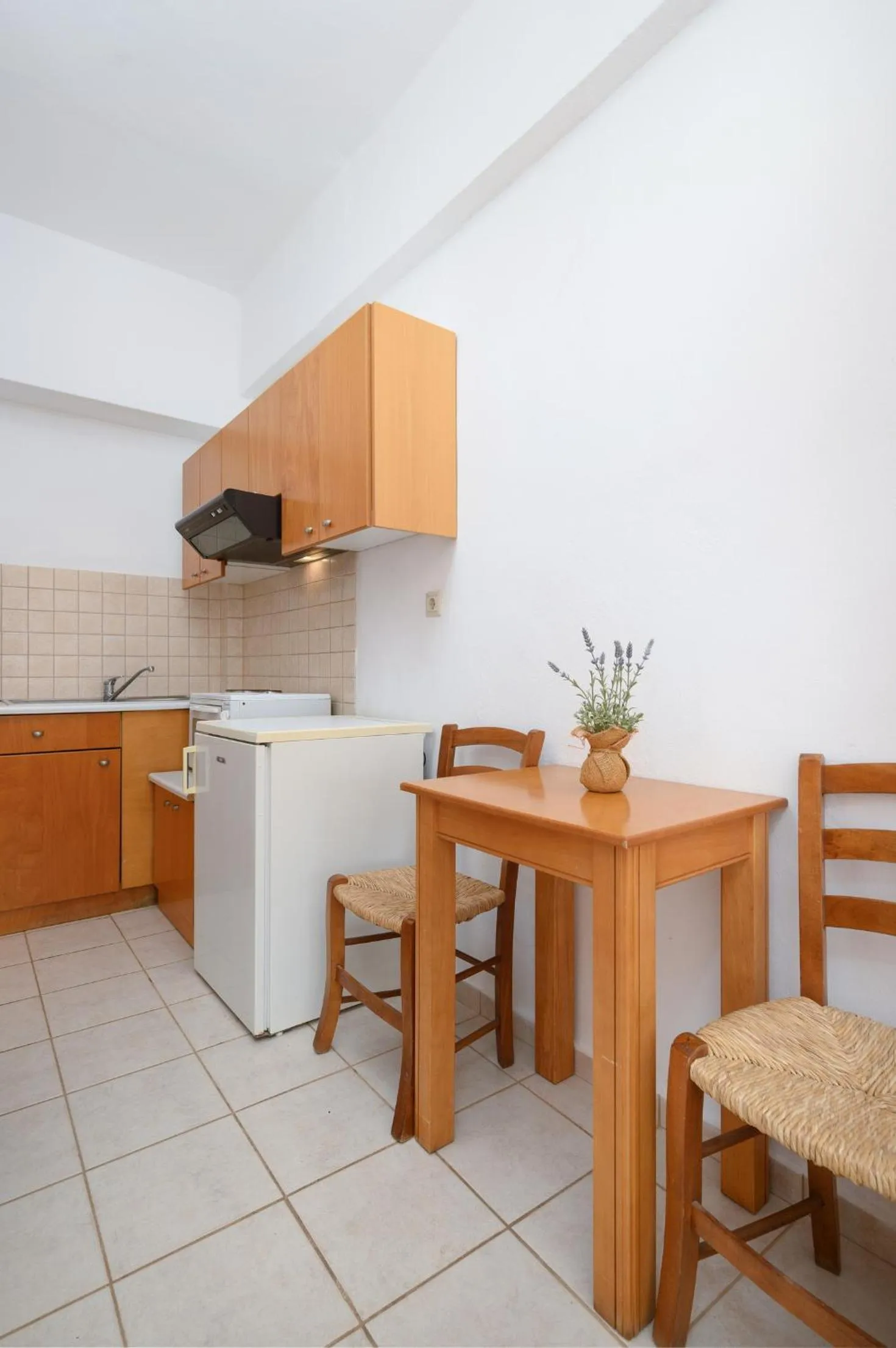 Kitchen or kitchenette in Adonis Hotel
