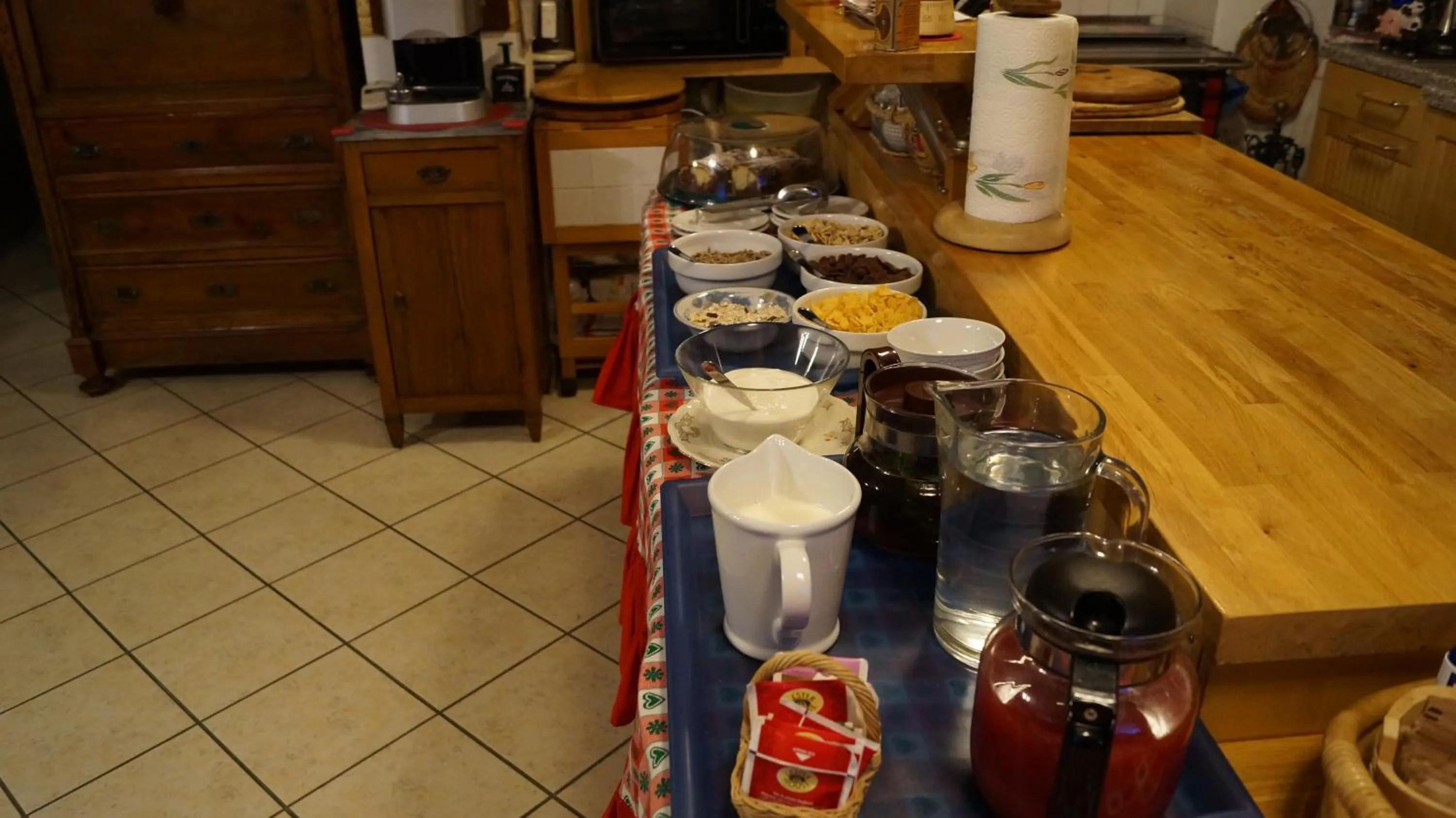 Food and drinks in B&B L'Arca di Noè