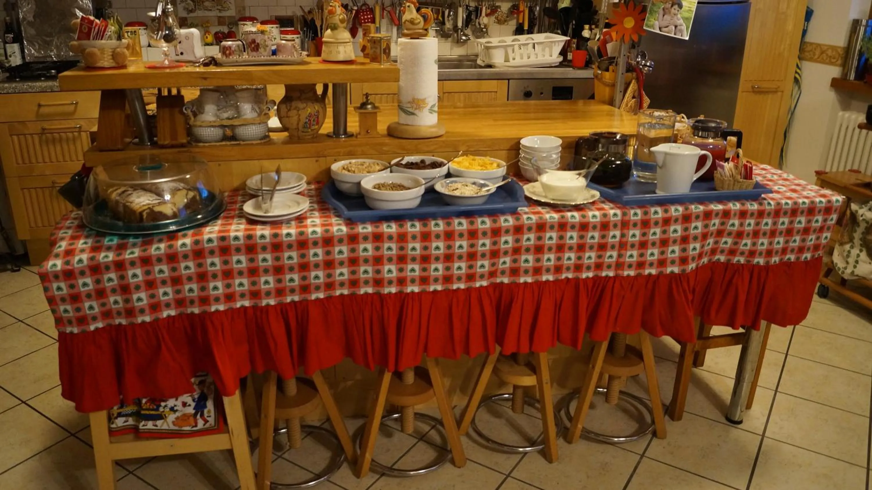 Food and drinks in B&B L'Arca di Noè