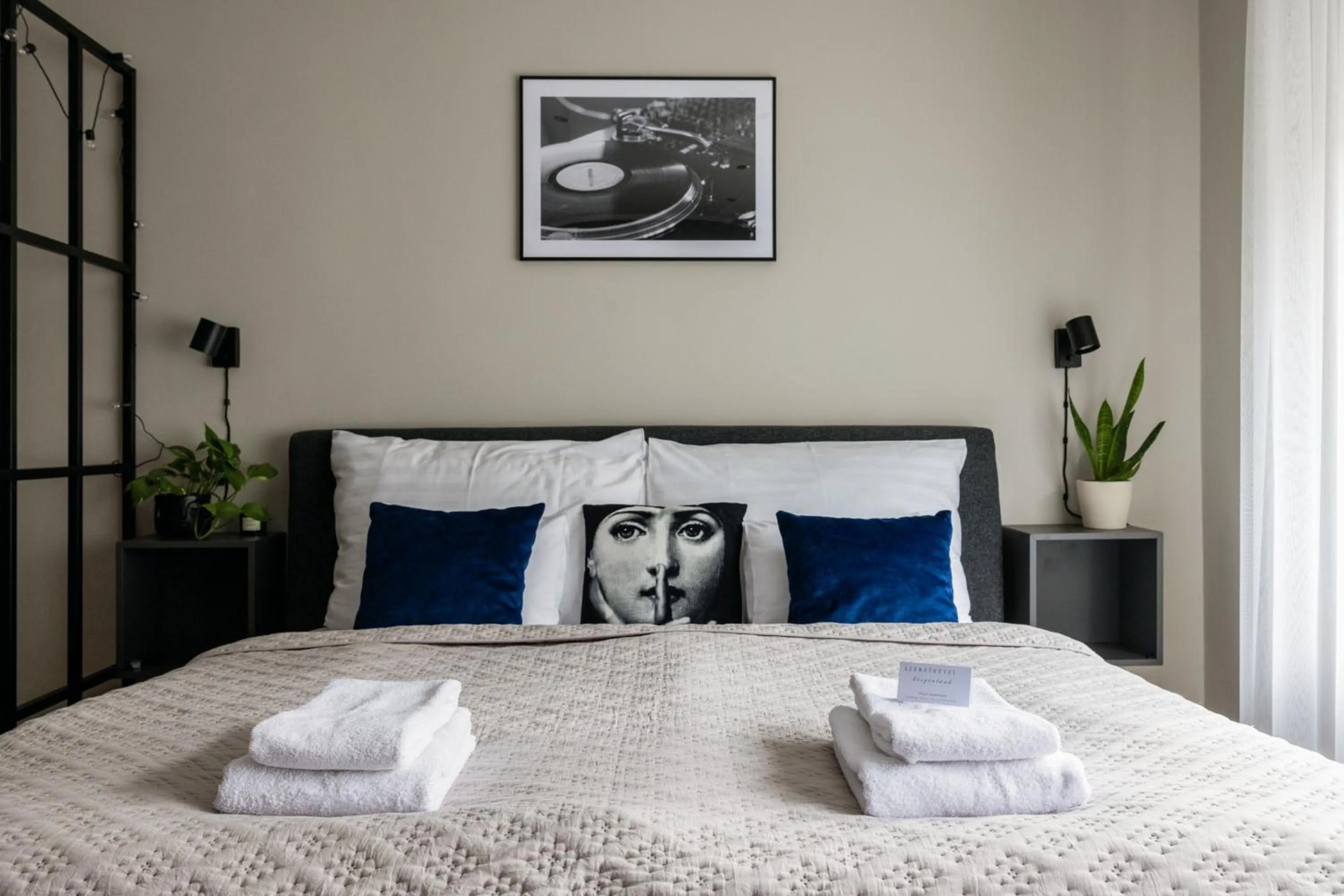 Bed in Oázis Apartman