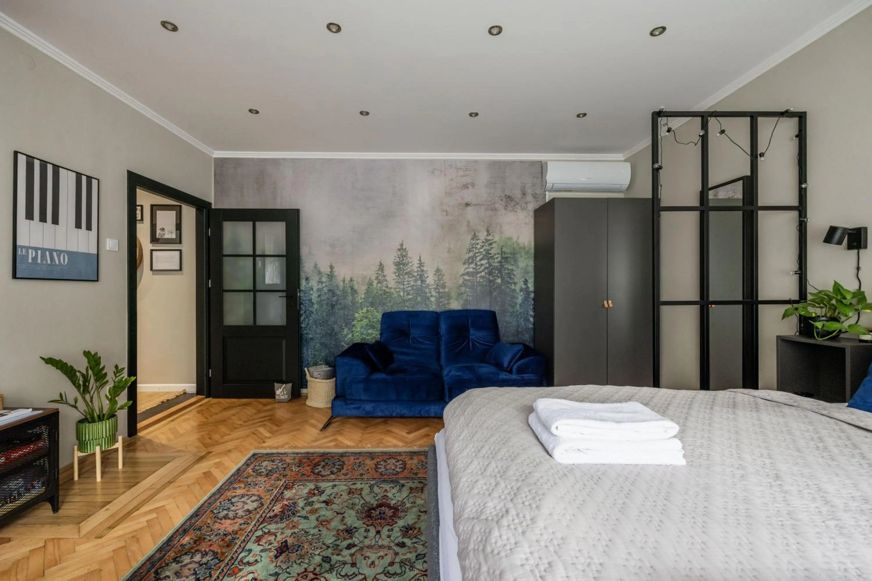 Bed in Oázis Apartman