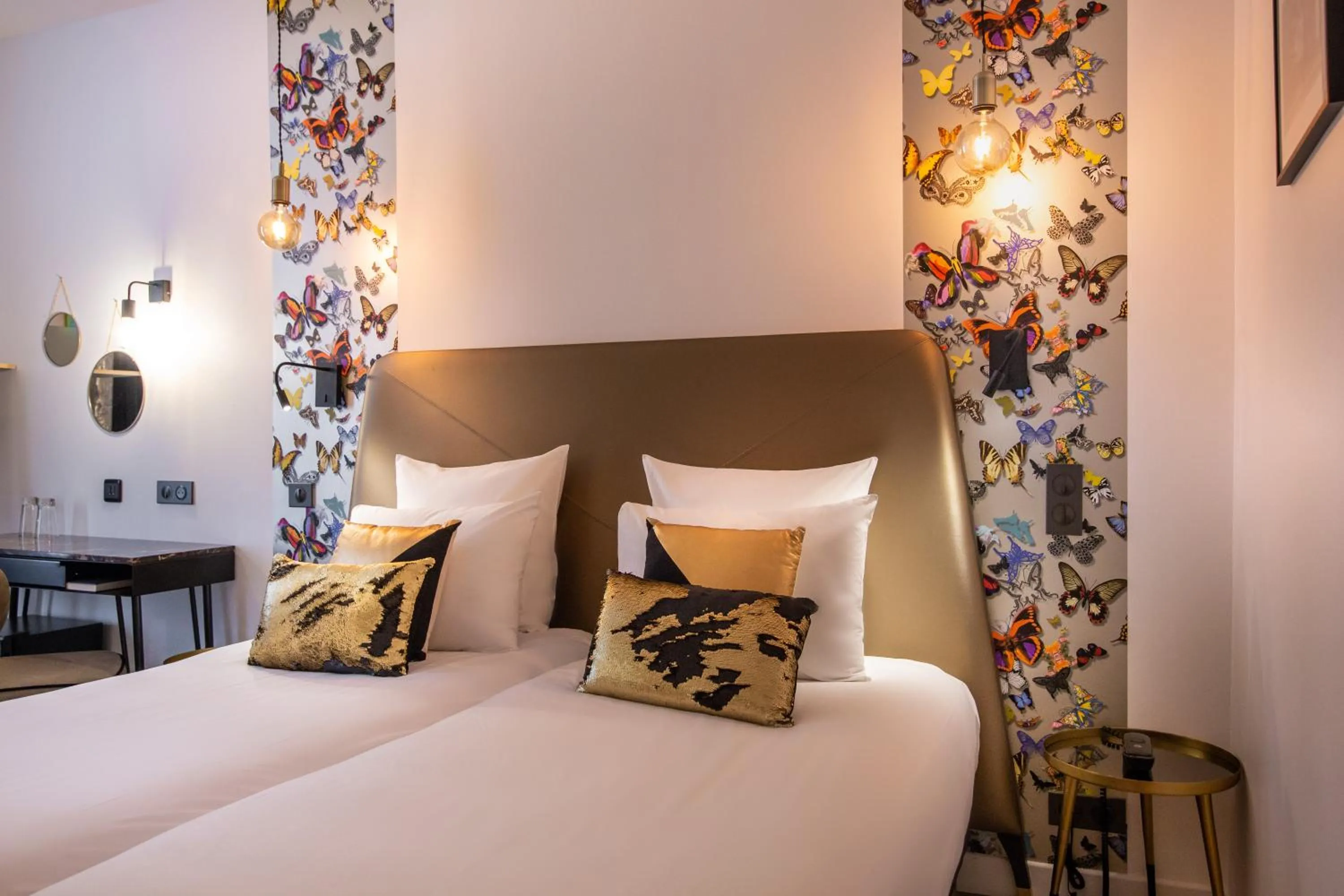 Bed in Hôtel Royal Opéra