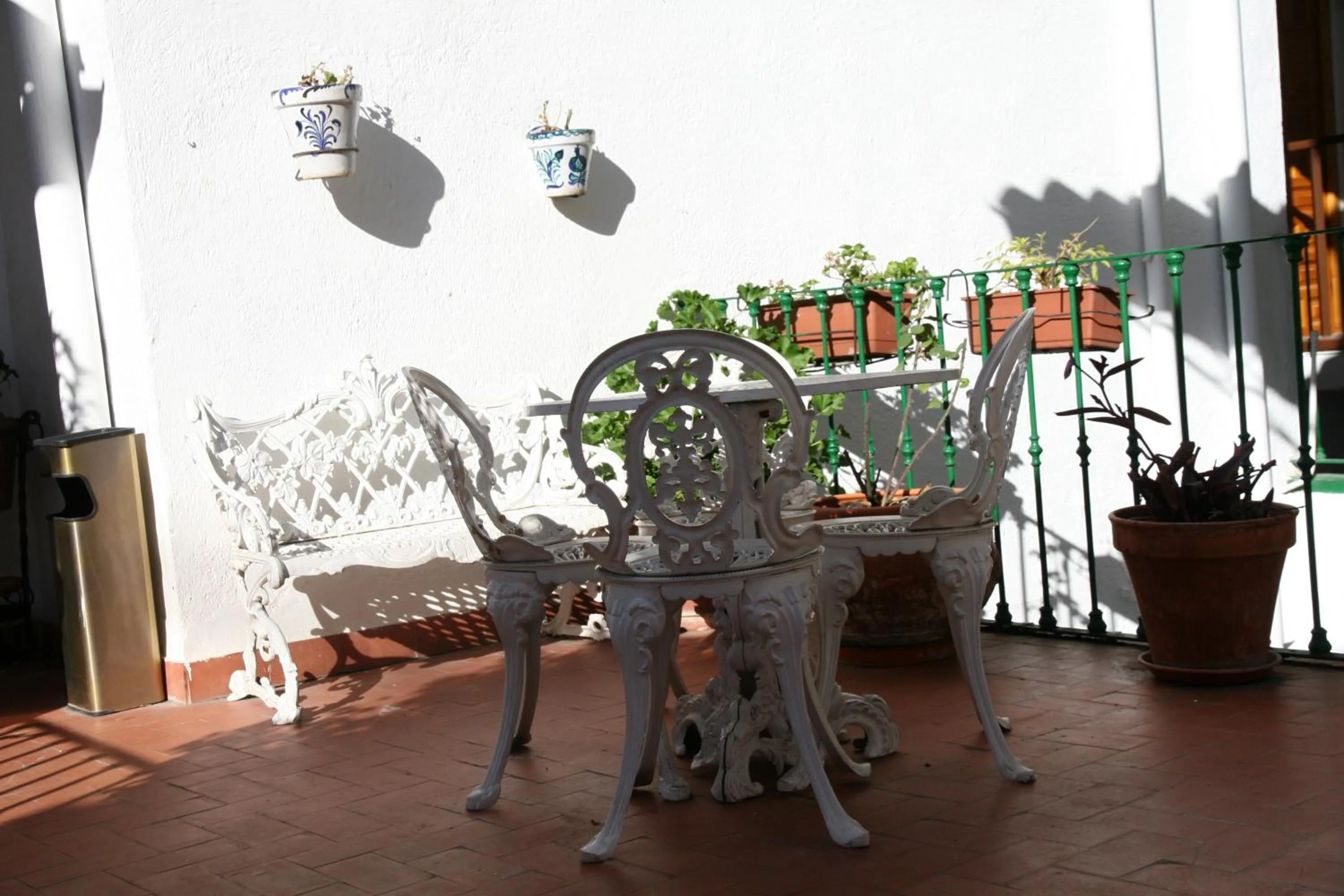 Patio in Pensión San Joaquín