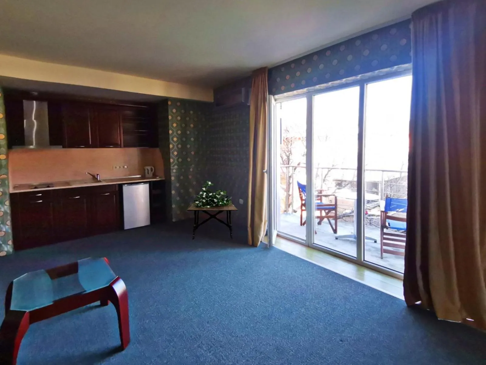 Kitchen or kitchenette in Twins Palace ApartHotel