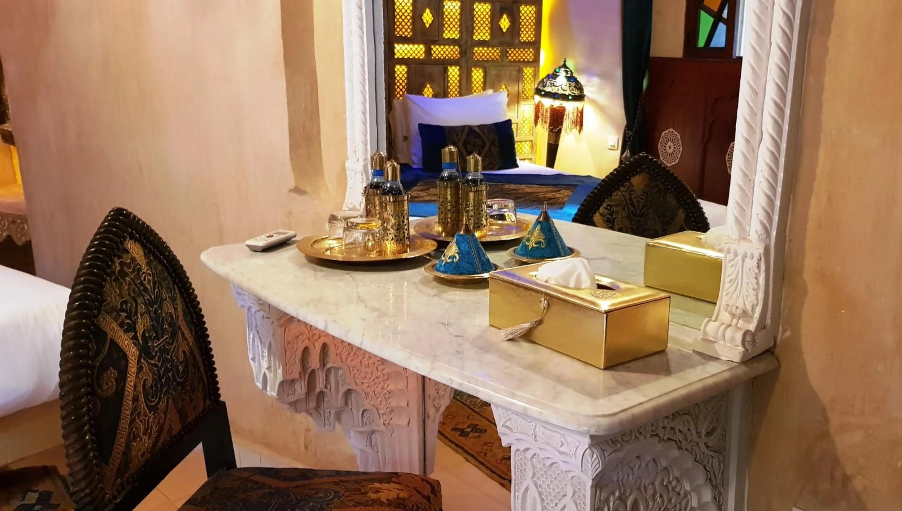 Decorative detail in Riad Armelle