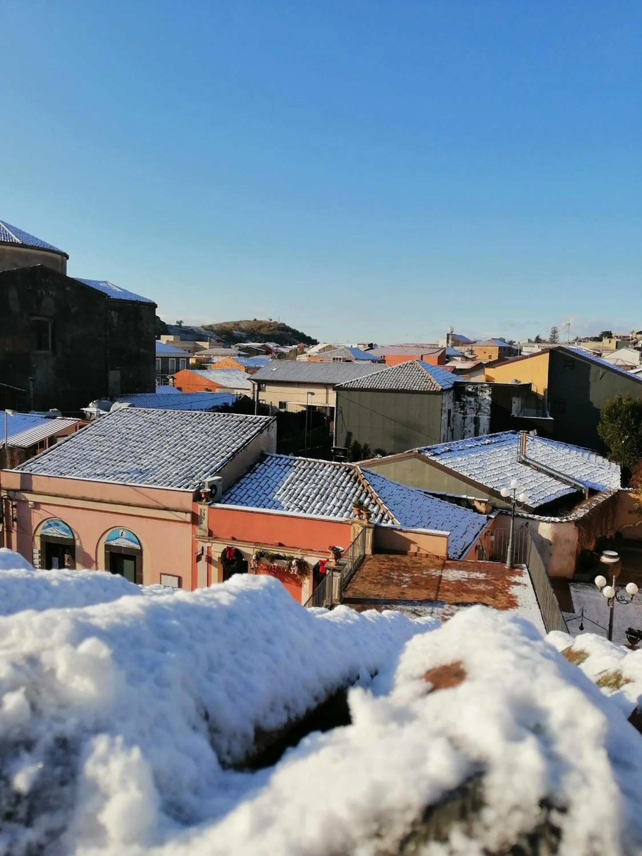 Winter in La perla di nicolosi