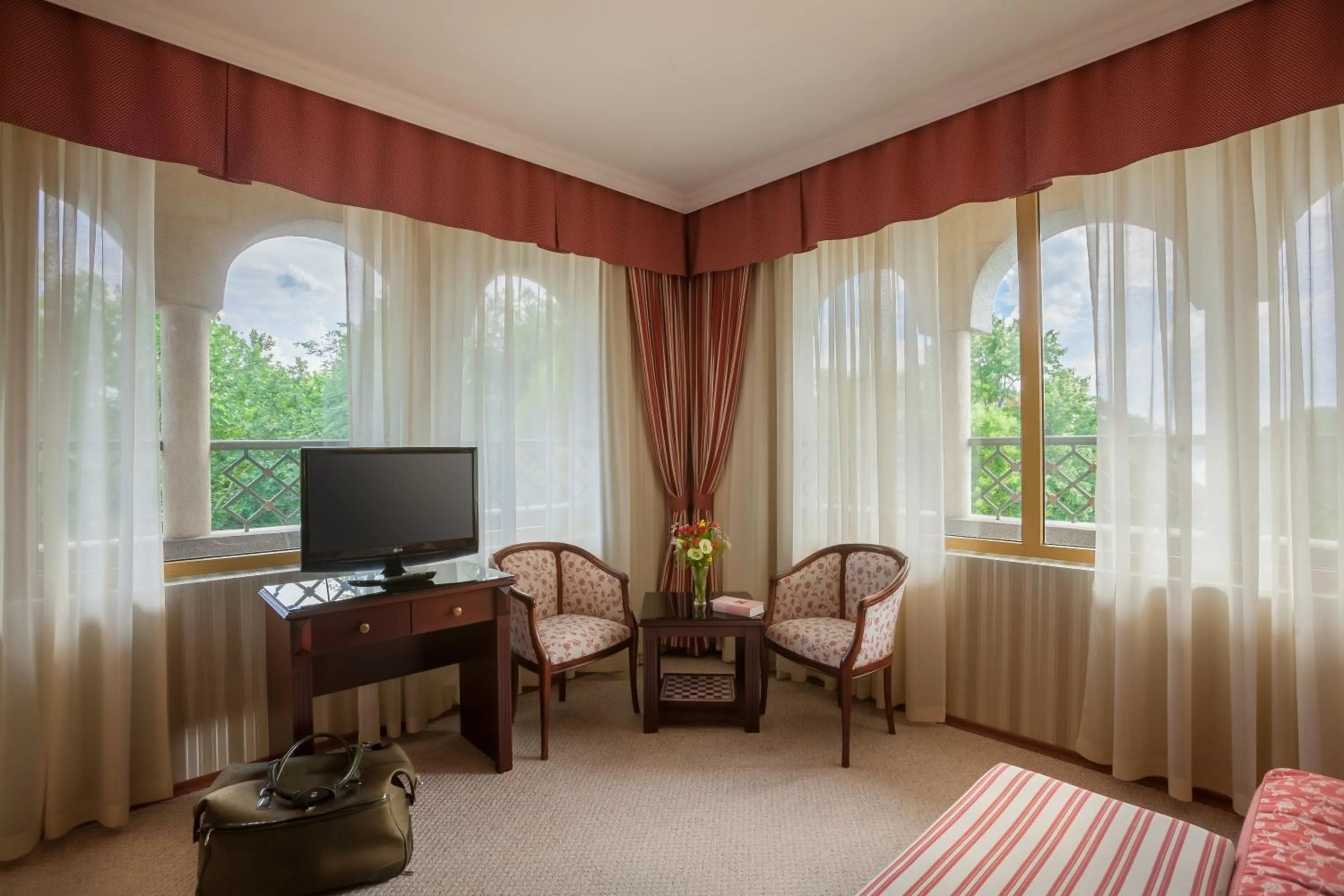 Garden view in Drustar Hotel