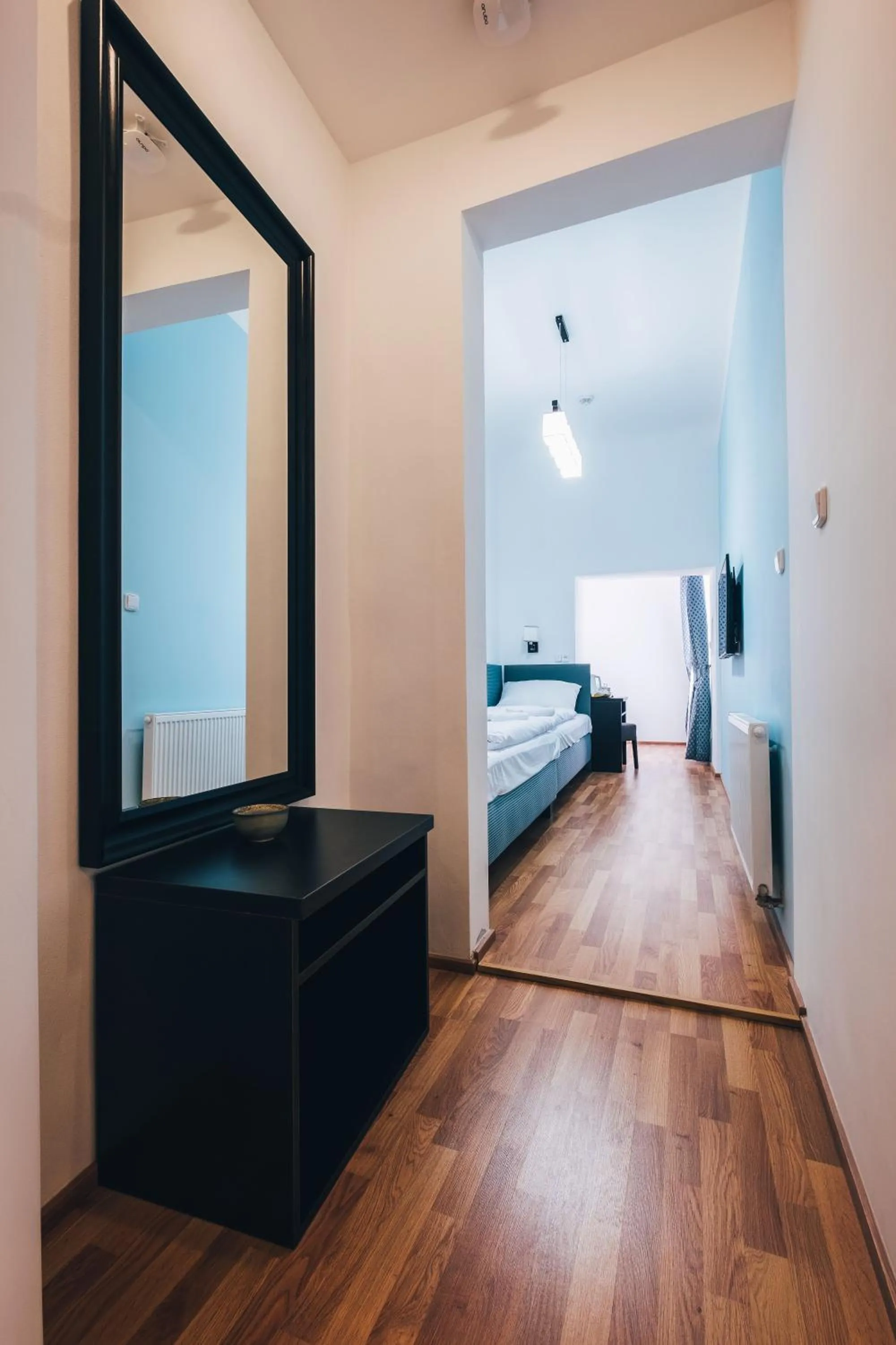 Photo of the whole room, Bed in Residence Corto Old Town