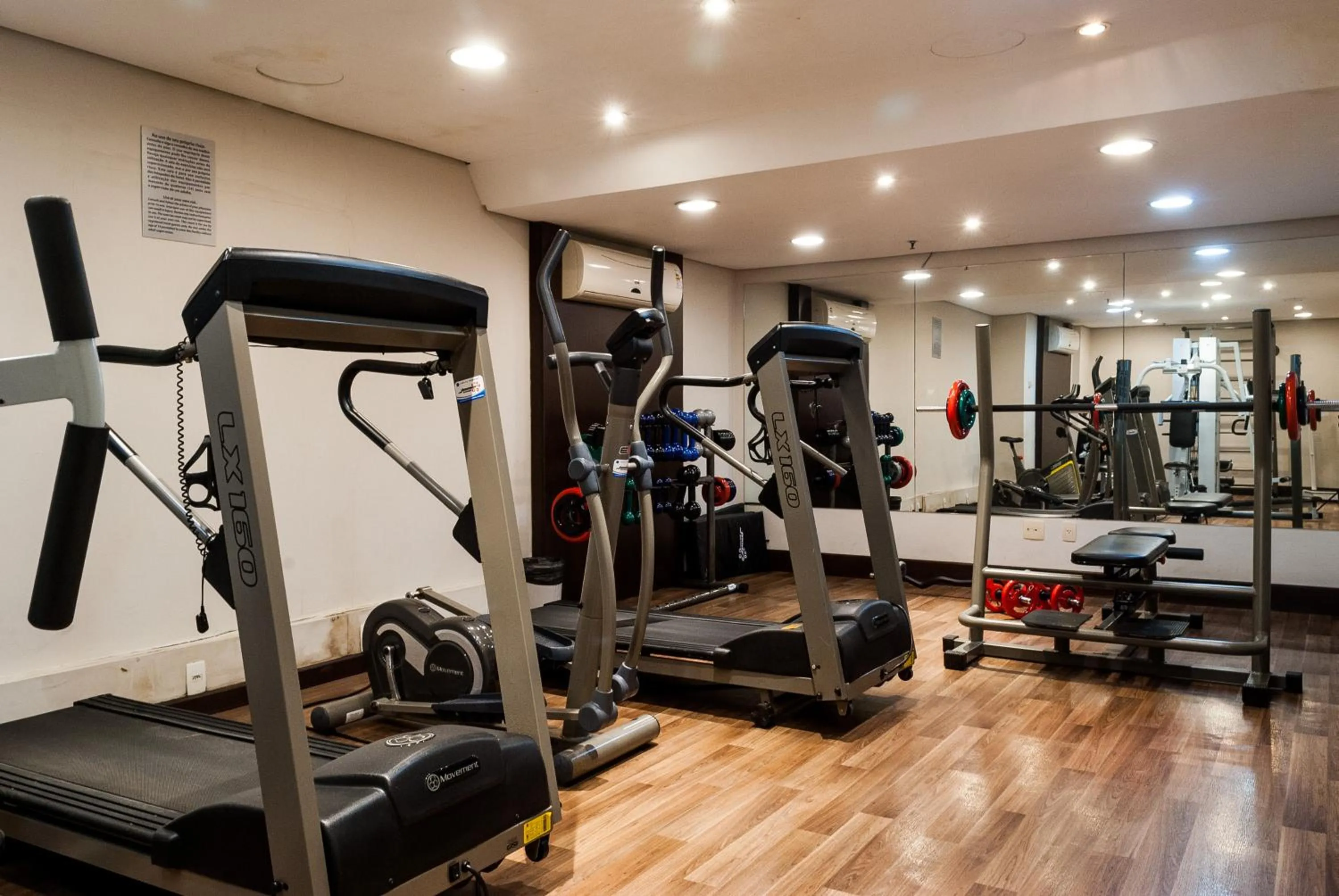 Fitness centre/facilities in Master Grande Hotel - Próximo ao Palácio do Governo