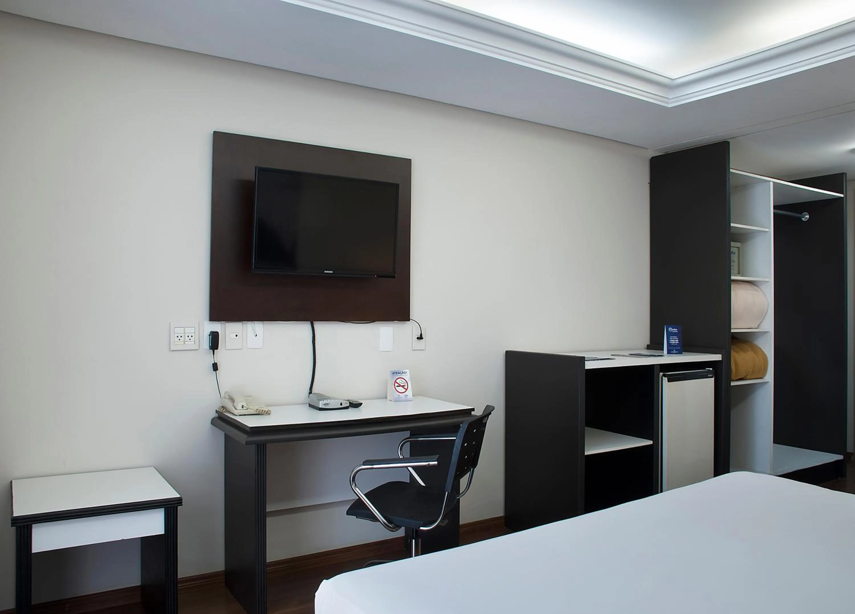 Bedroom, Bed in Master Grande Hotel - Próximo ao Palácio do Governo