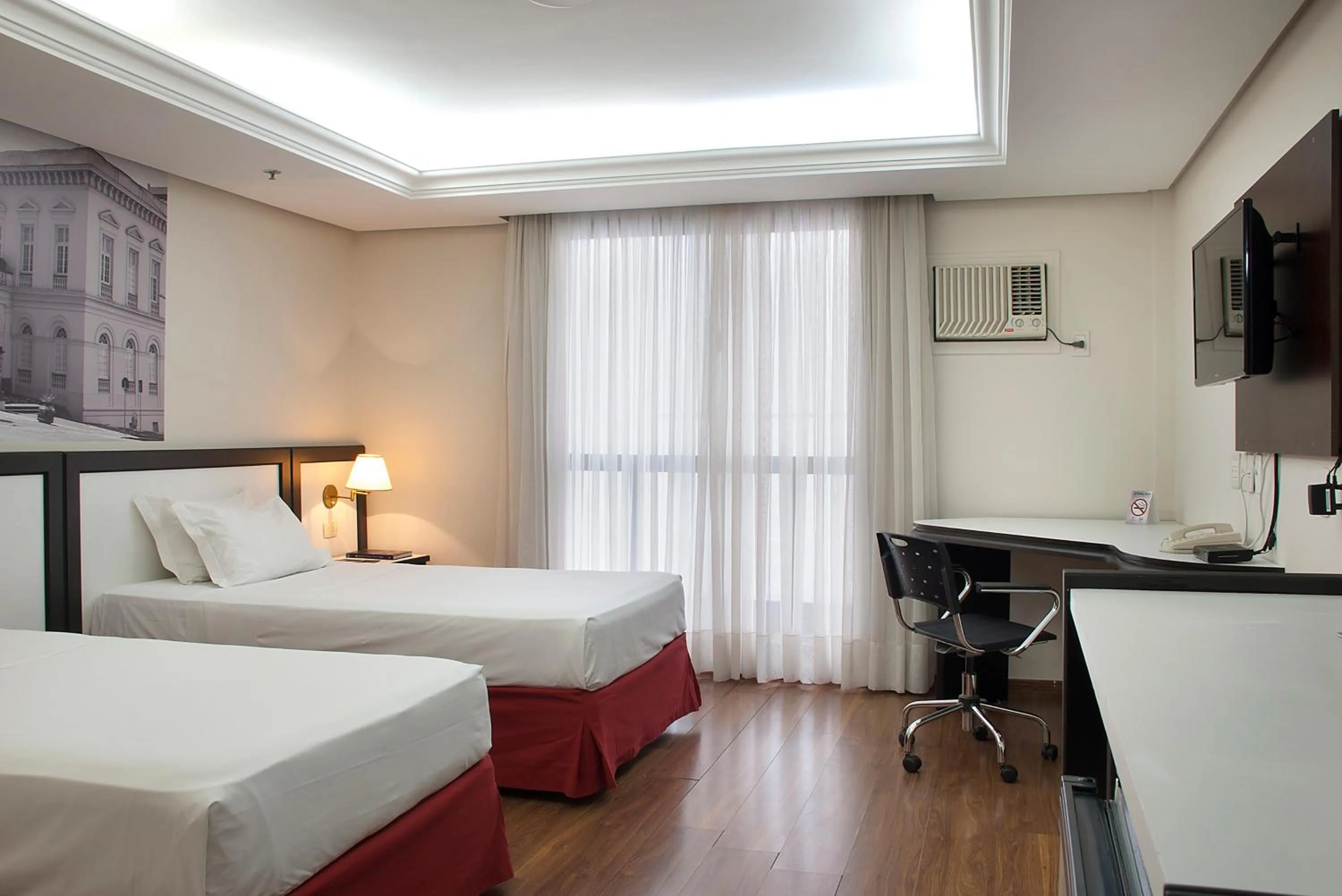 Bedroom, Bed in Master Grande Hotel - Próximo ao Palácio do Governo