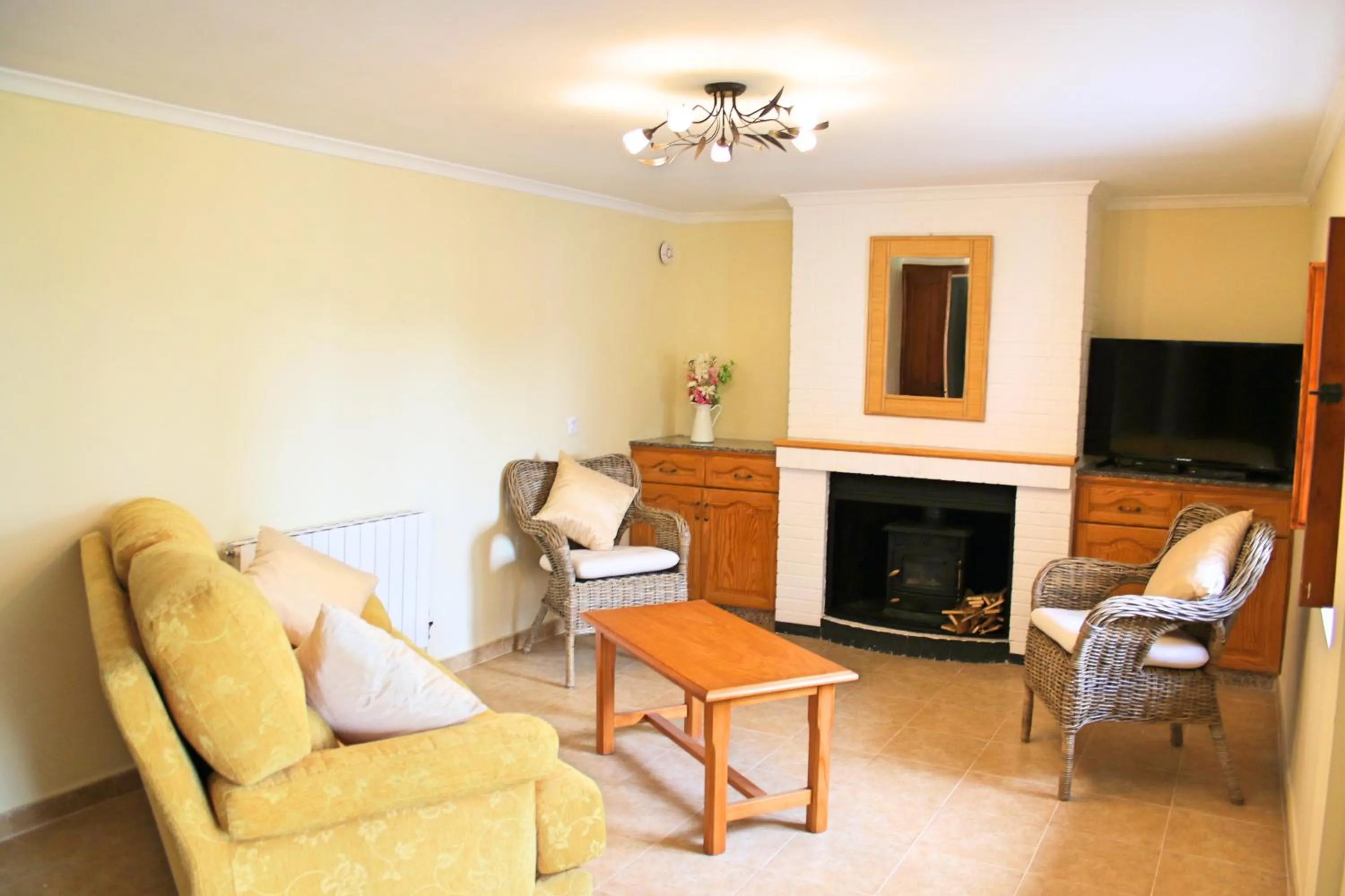 Living room in Casa Solariega
