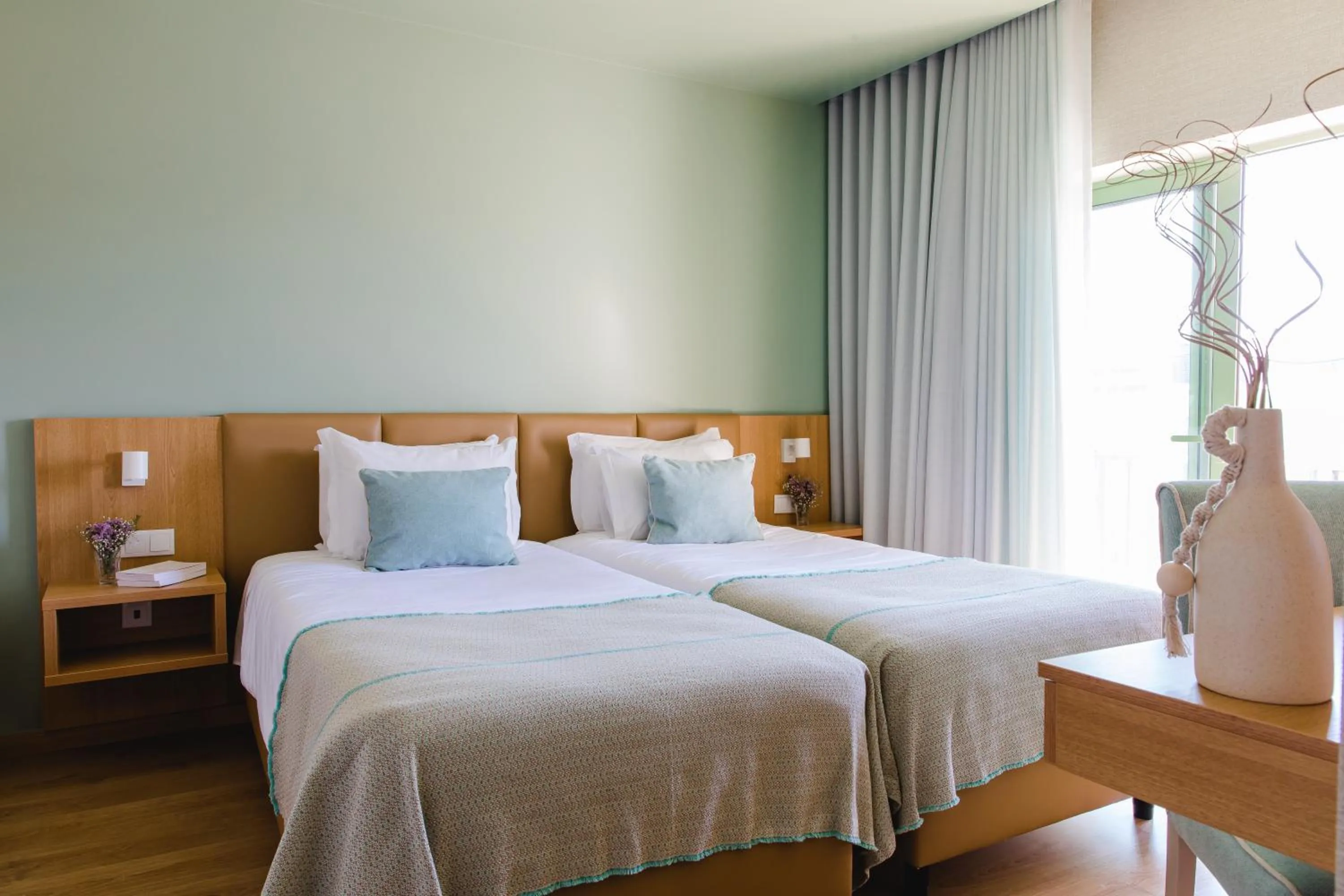 Bed in Hotel Santo António de Fátima