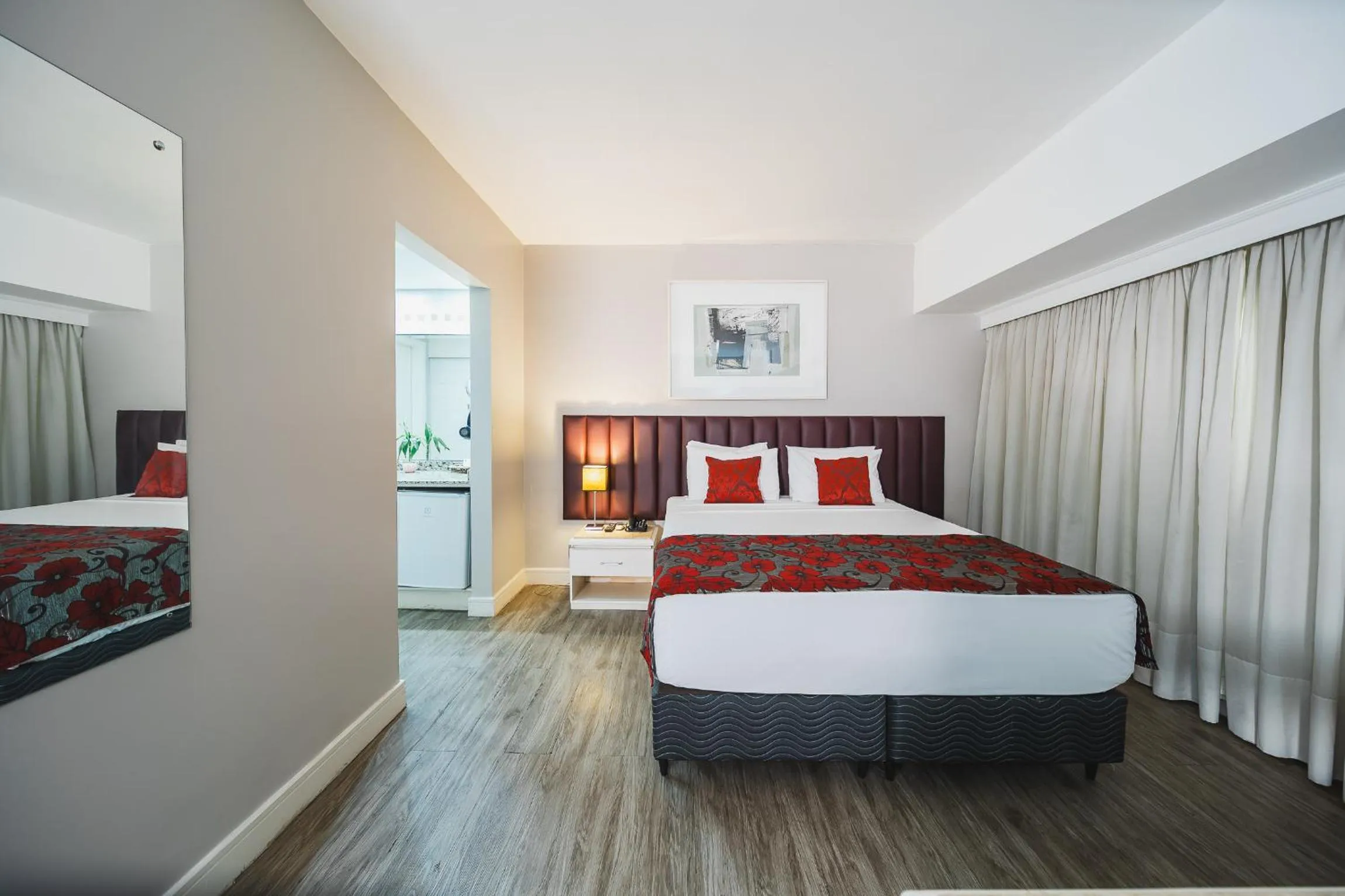 Bed in Hotel Victoria Villa Curitiba by Nacional Inn