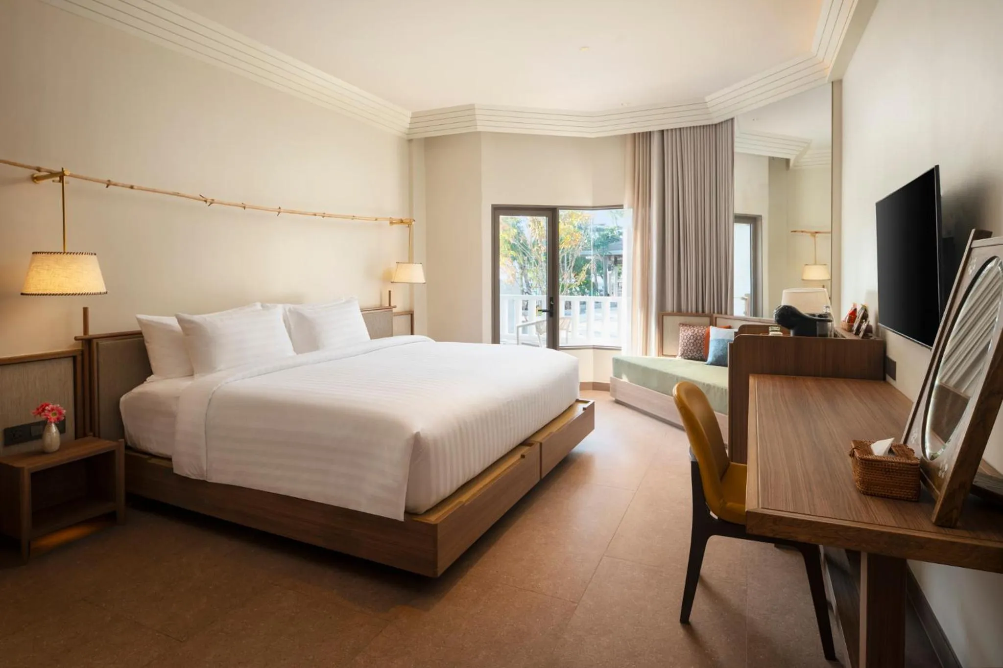 Bed in Aonang Villa Resort l Lifestyle Beachfront Resort