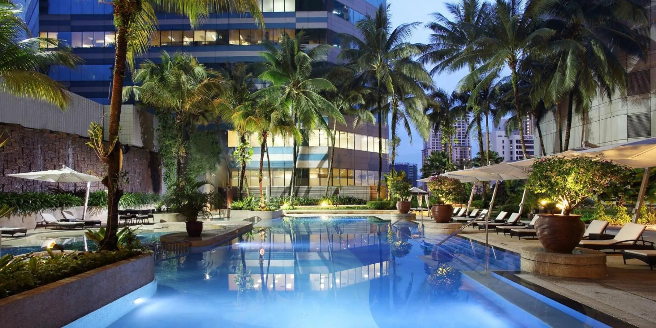 Swimming pool in InterContinental Kuala Lumpur by IHG