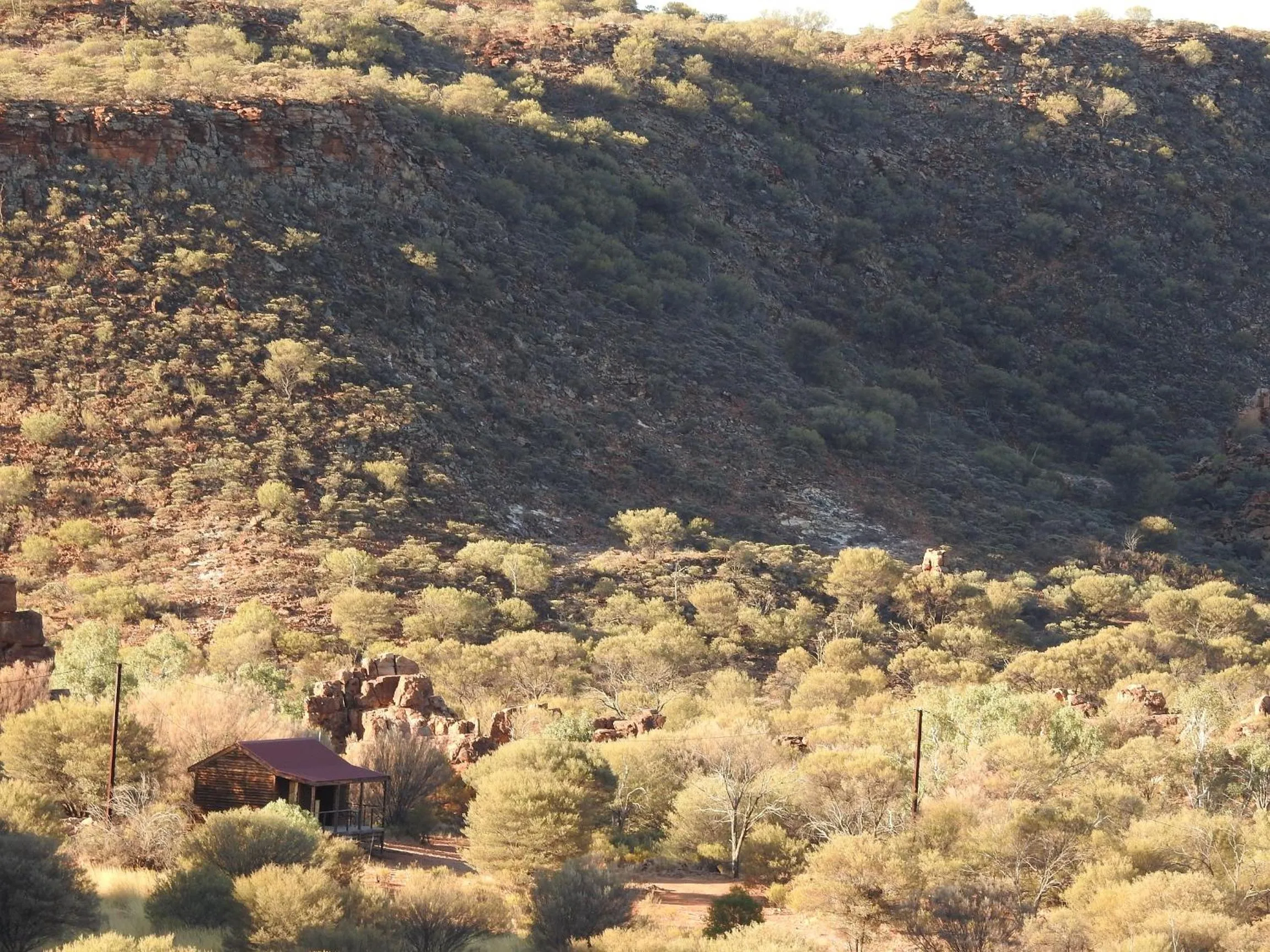 Natural landscape in Ooraminna Homestead