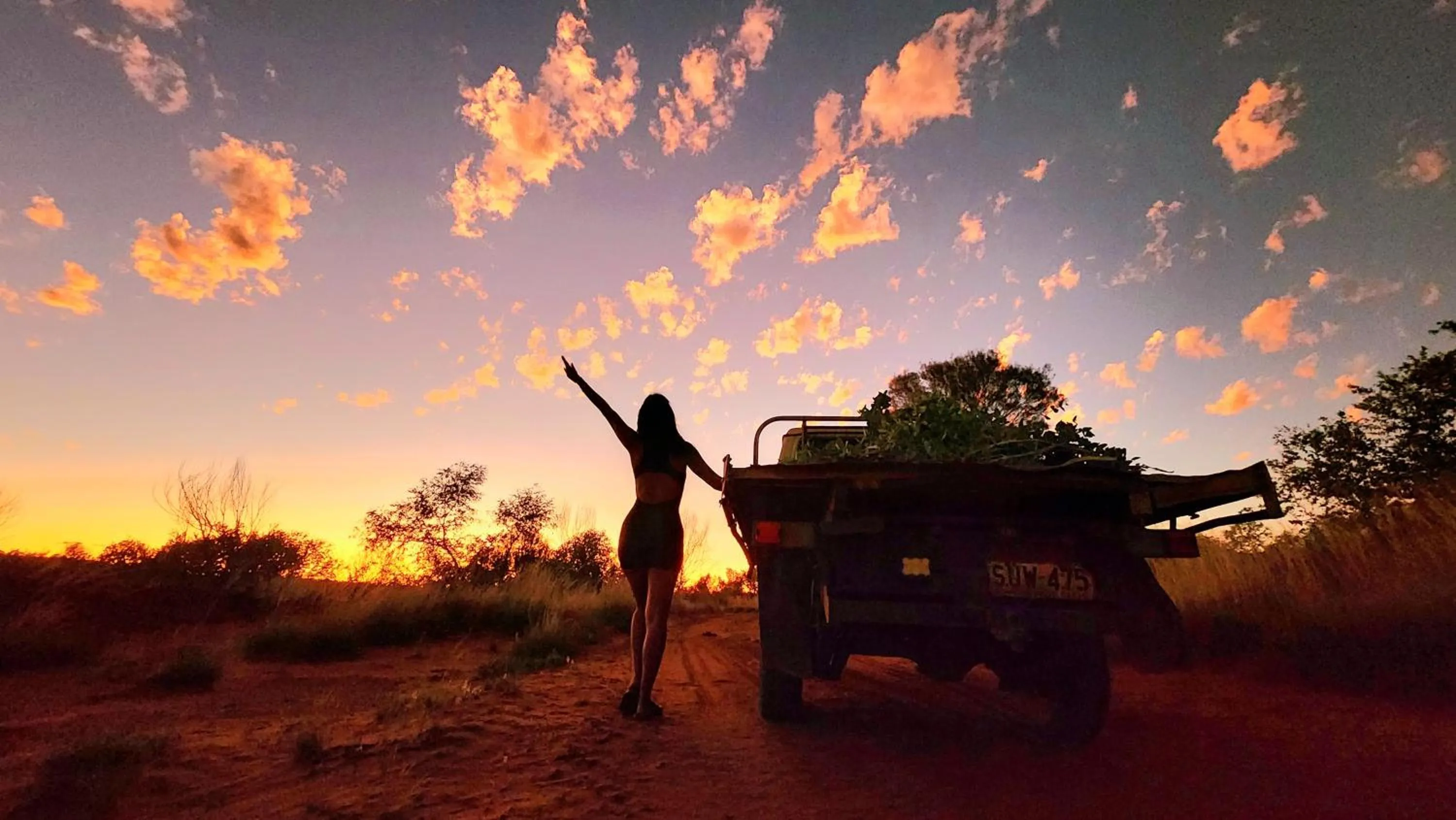 Natural landscape in Ooraminna Homestead