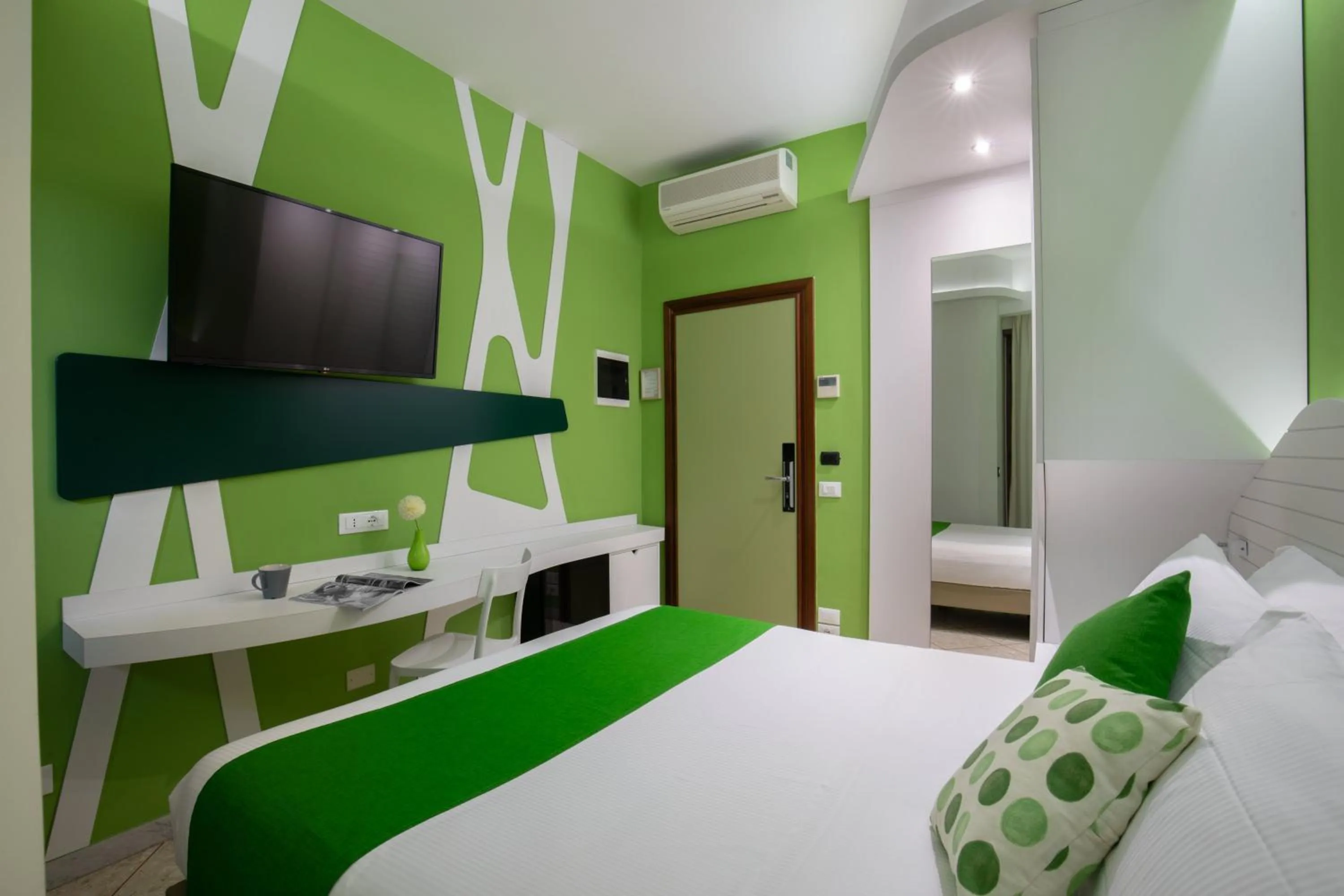 Bed in Hotel Casa Yvorio