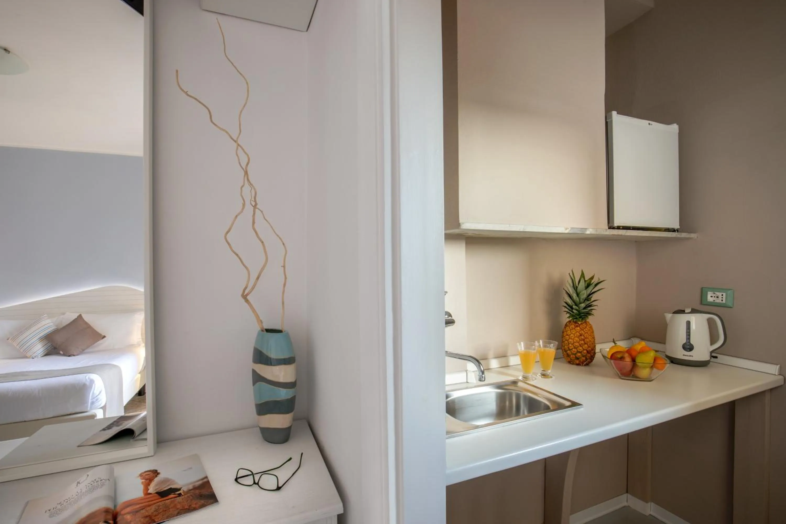 Kitchen or kitchenette in Hotel Casa Yvorio