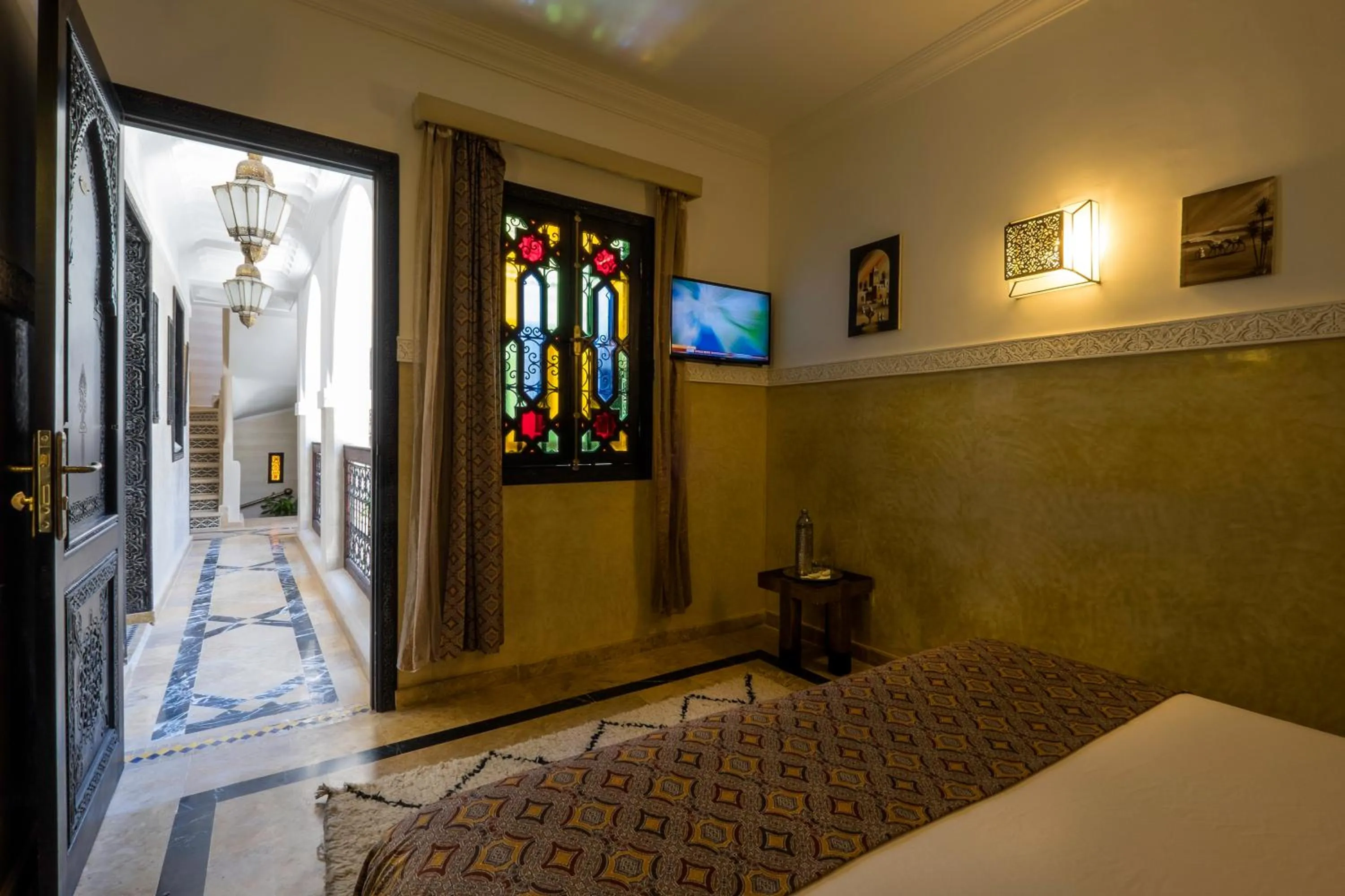 TV and multimedia, Bed in Riad Nesma Suites & Spa