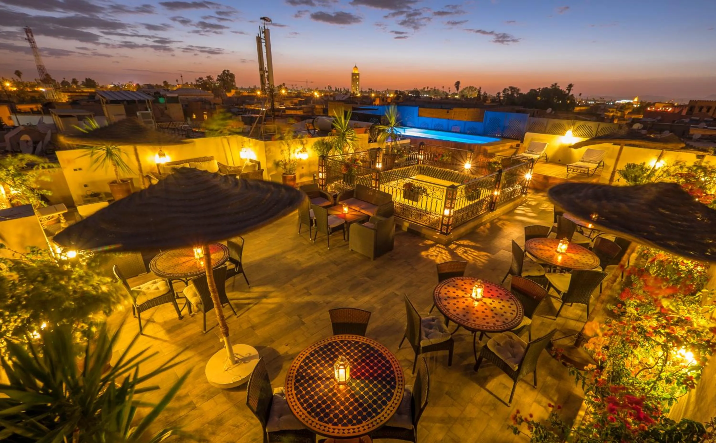 Patio in Riad Nesma Suites & Spa