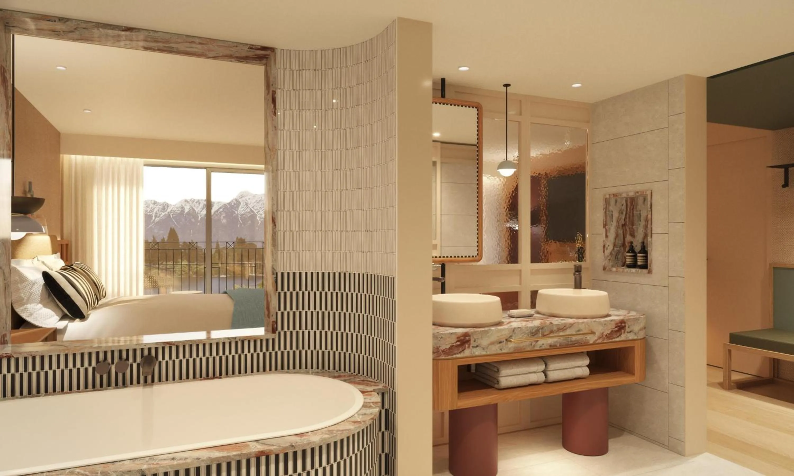 Bathroom in QT Queenstown