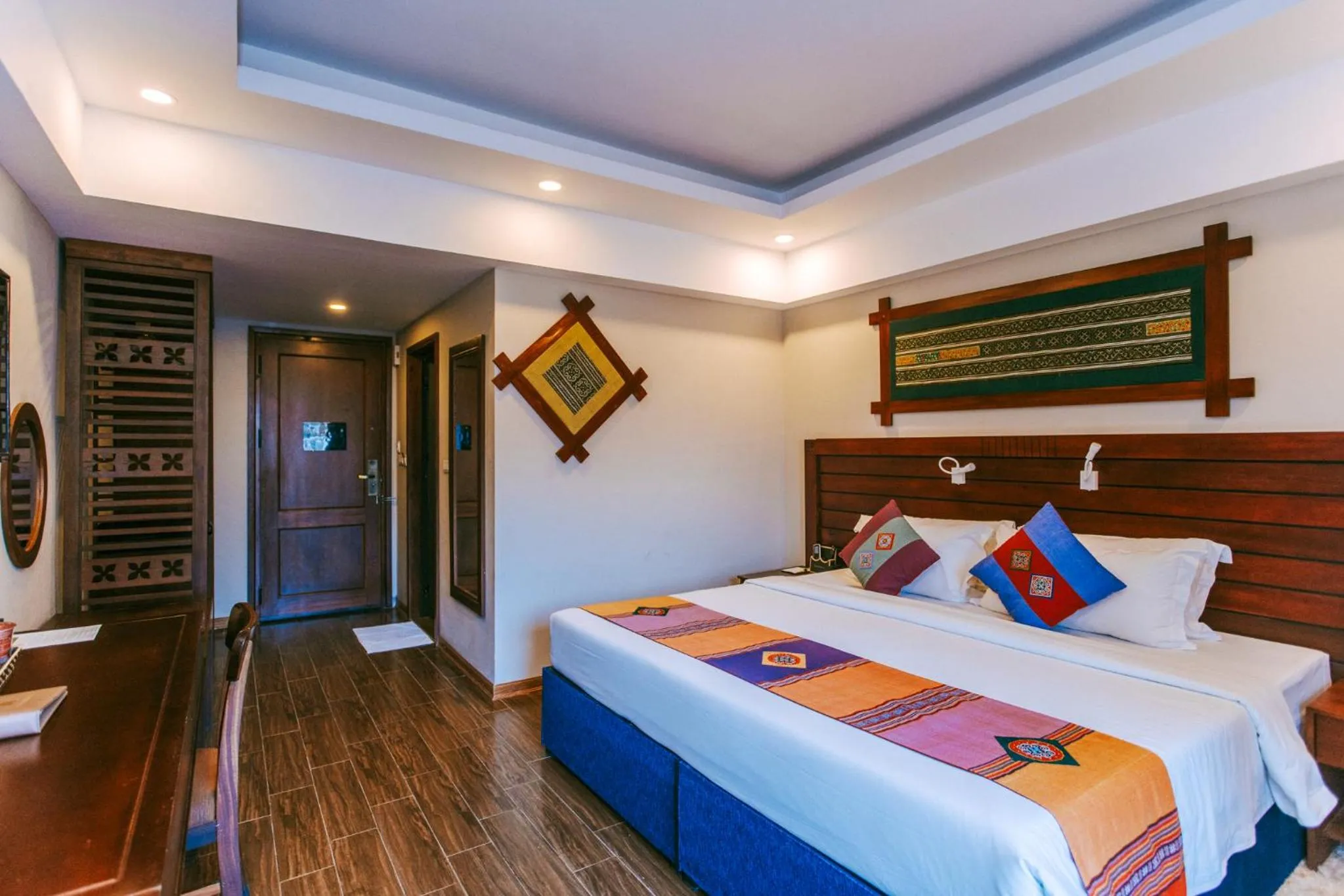Bed in Sapa Charm Hotel