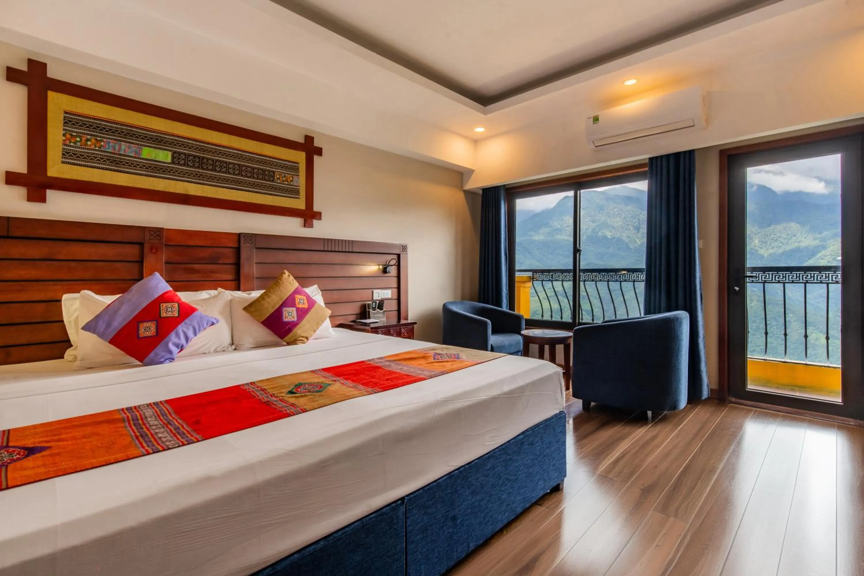 Bed in Sapa Charm Hotel
