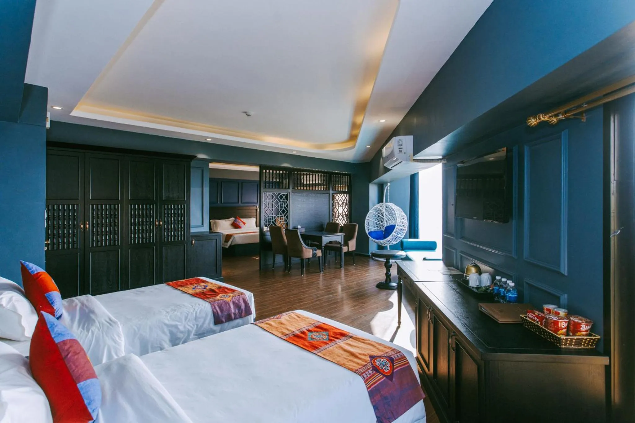 Bed in Sapa Charm Hotel