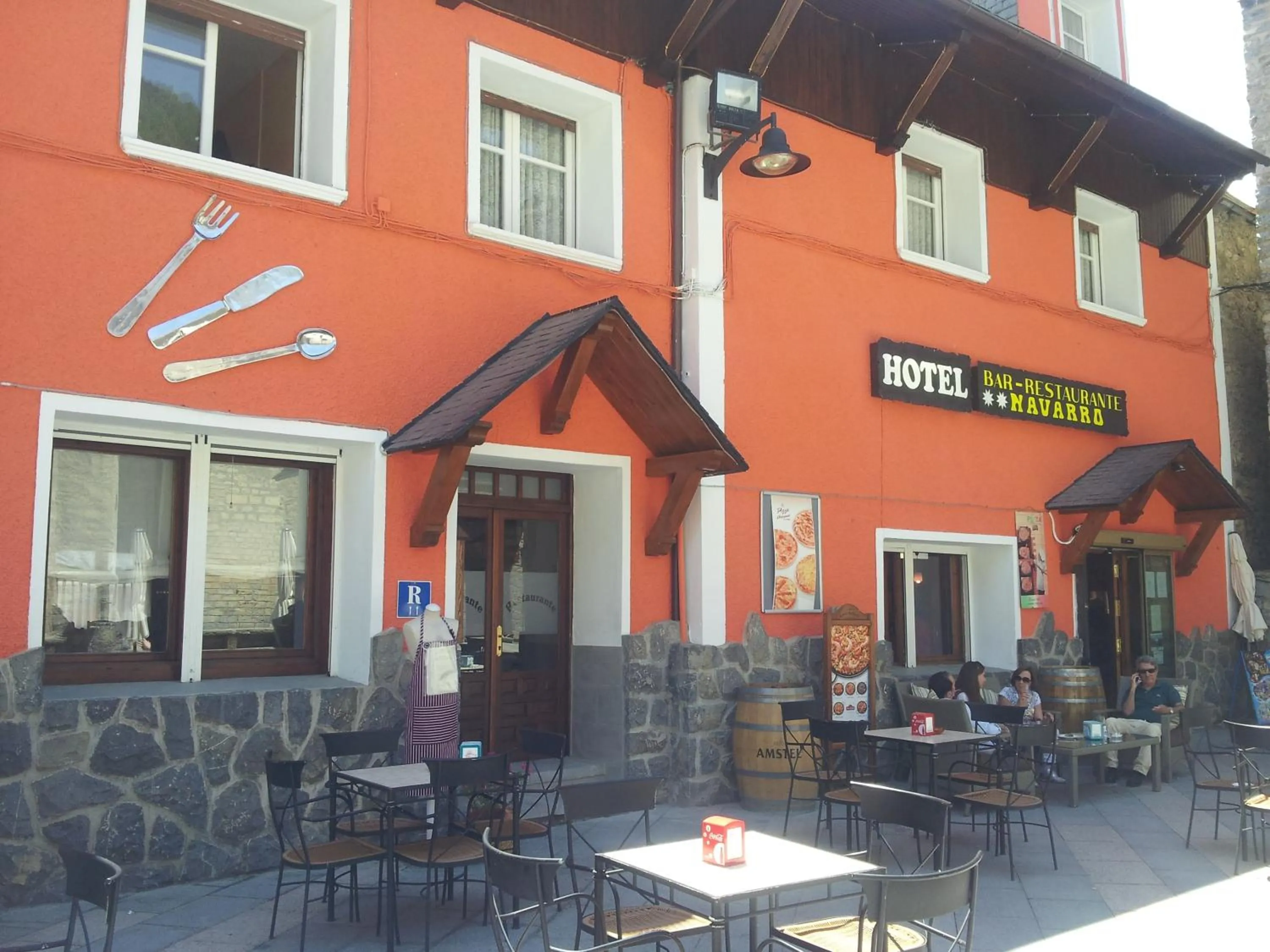 Facade/entrance in Hotel Navarro