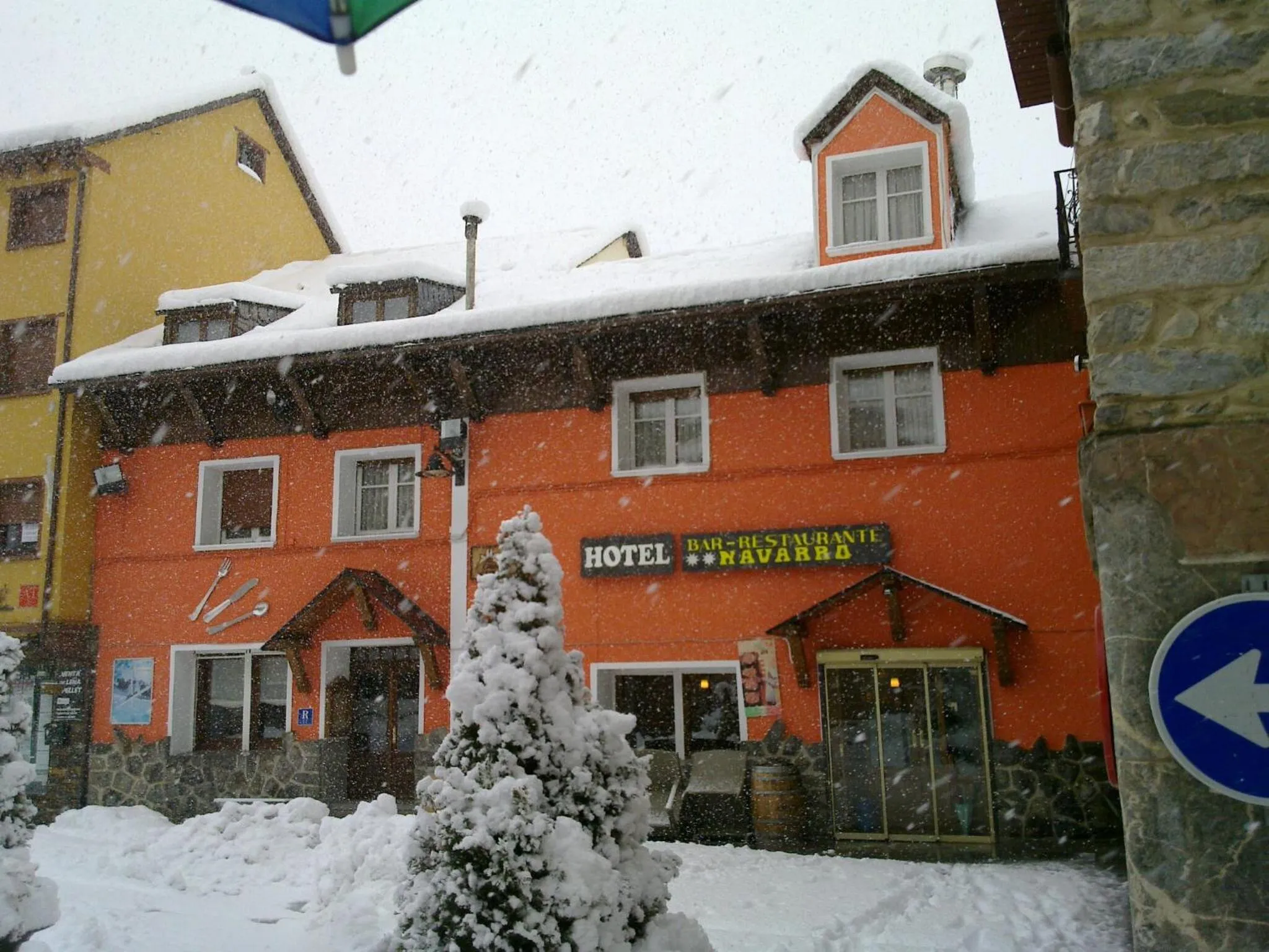 Facade/entrance in Hotel Navarro