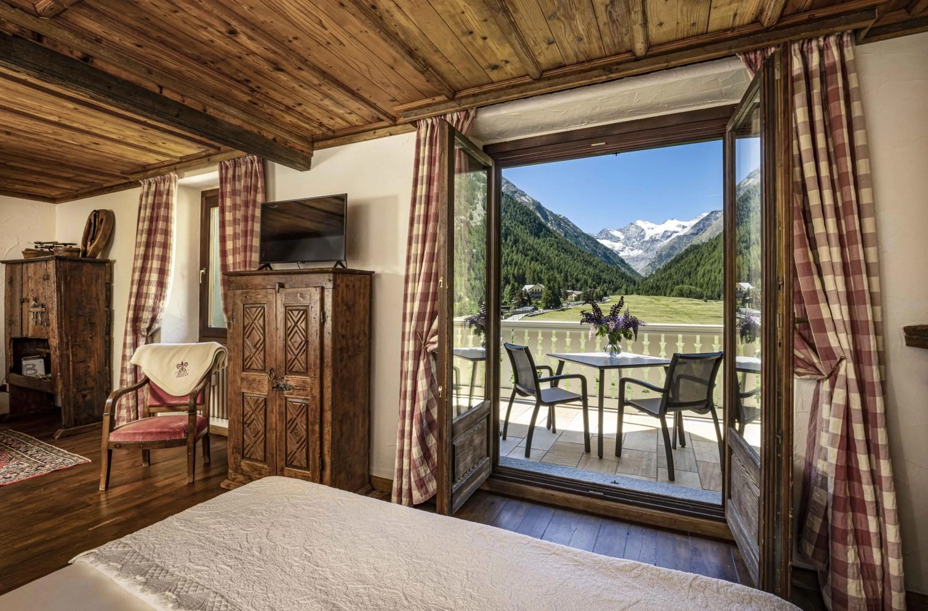 Balcony/Terrace in Bellevue Hotel & SPA