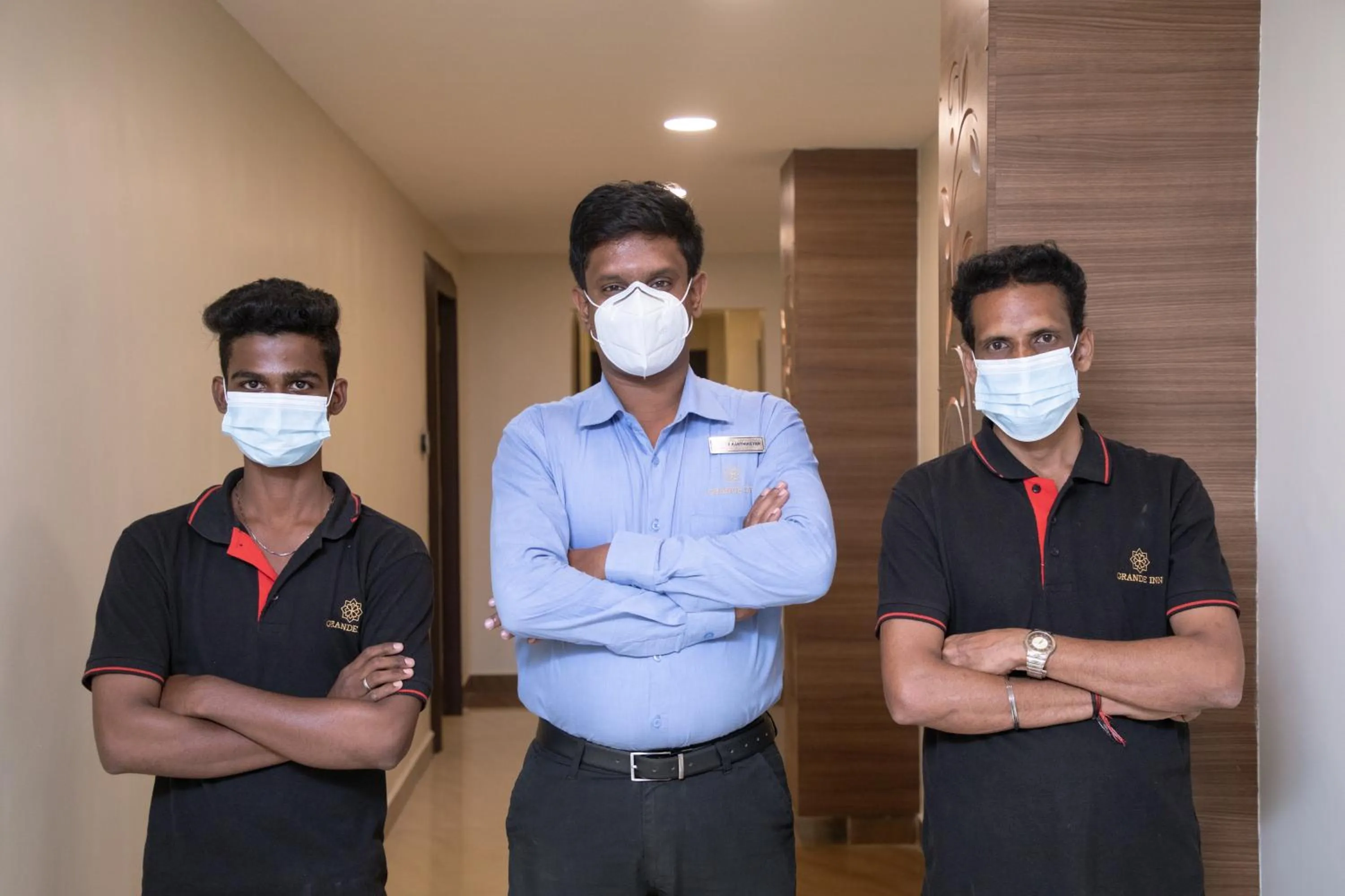 Staff in Grande Inn Trichy