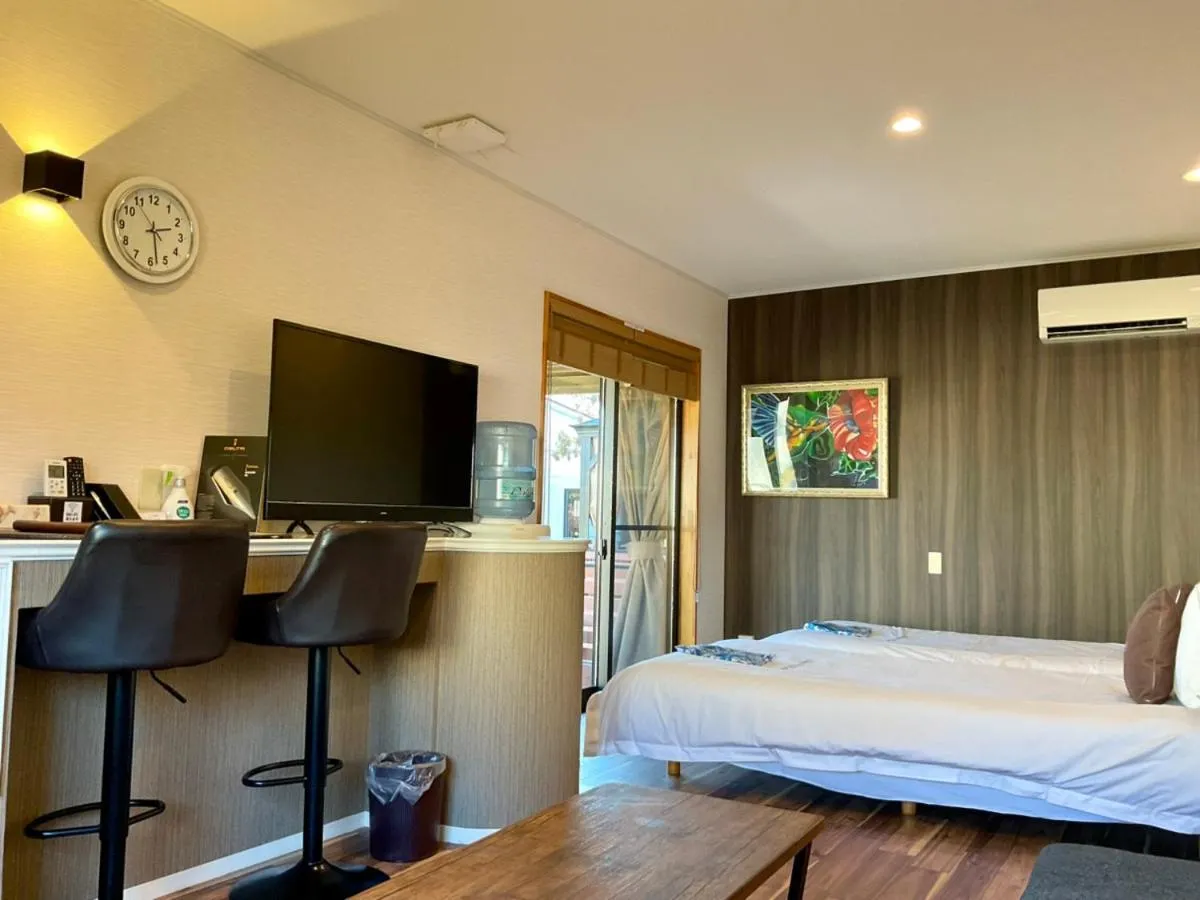 Bed in Ducale Garden Hotel Kujukuri