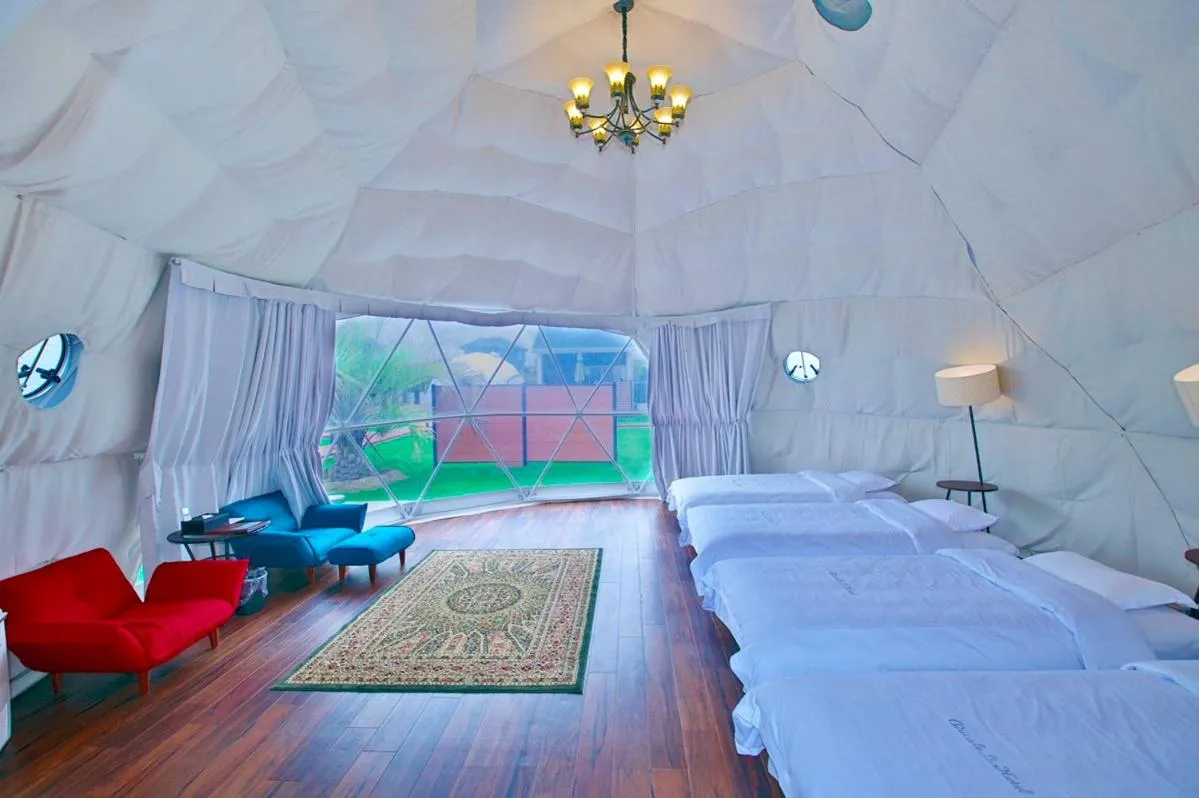 Bed in Ducale Garden Hotel Kujukuri