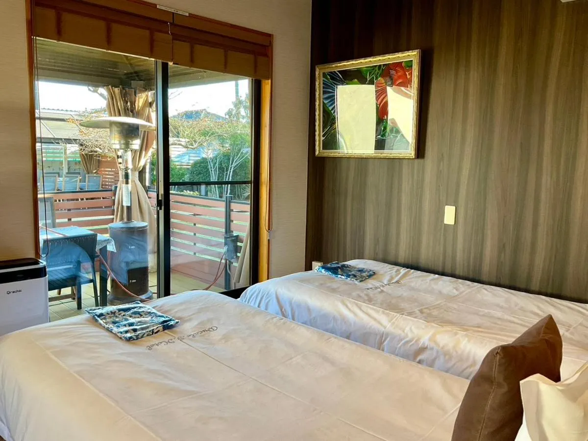 Bed in Ducale Garden Hotel Kujukuri